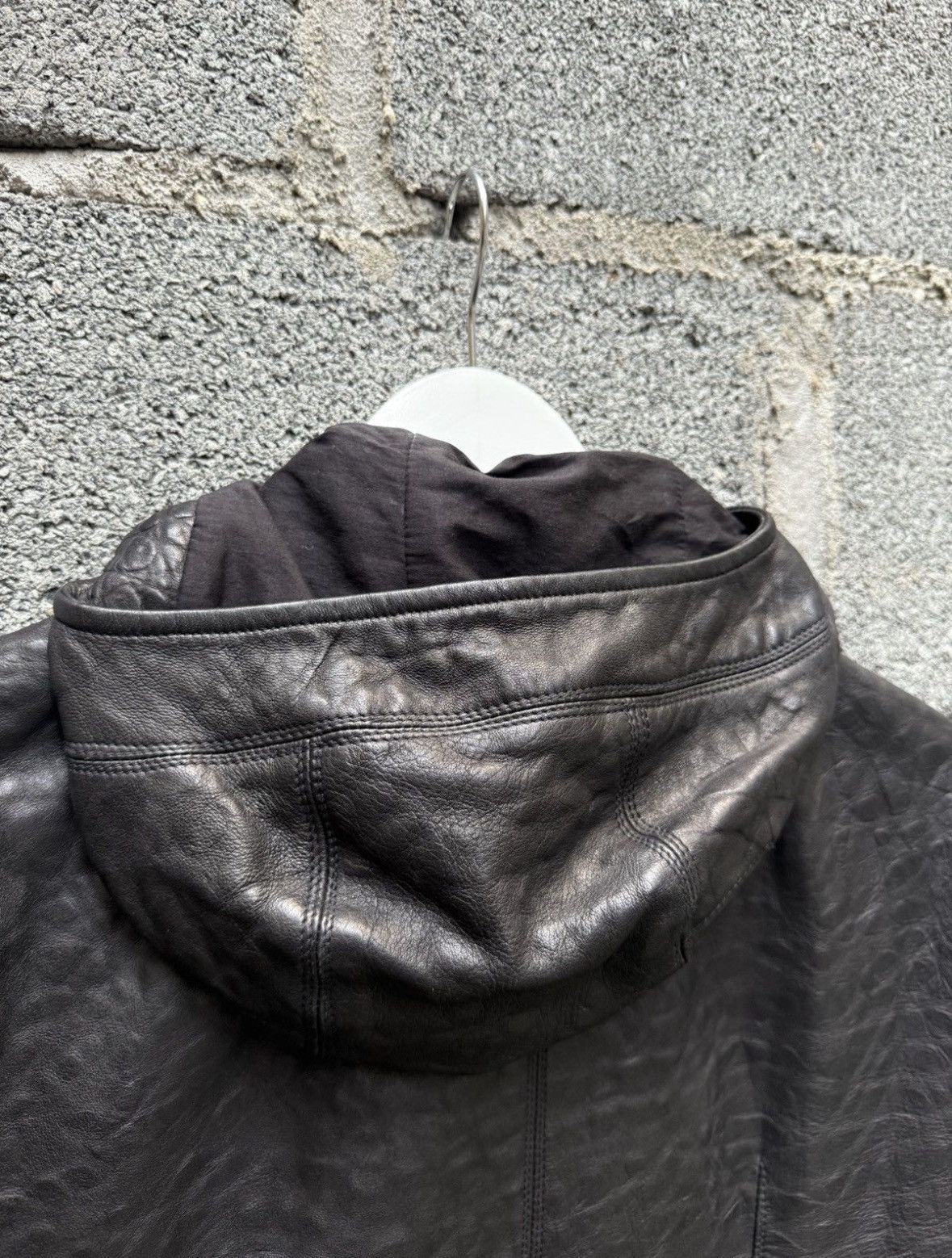 Rick Owens Rick Owens Scuba Jacket hammered lambskin Size US S / EU 44-46 / 1 - 7 Thumbnail