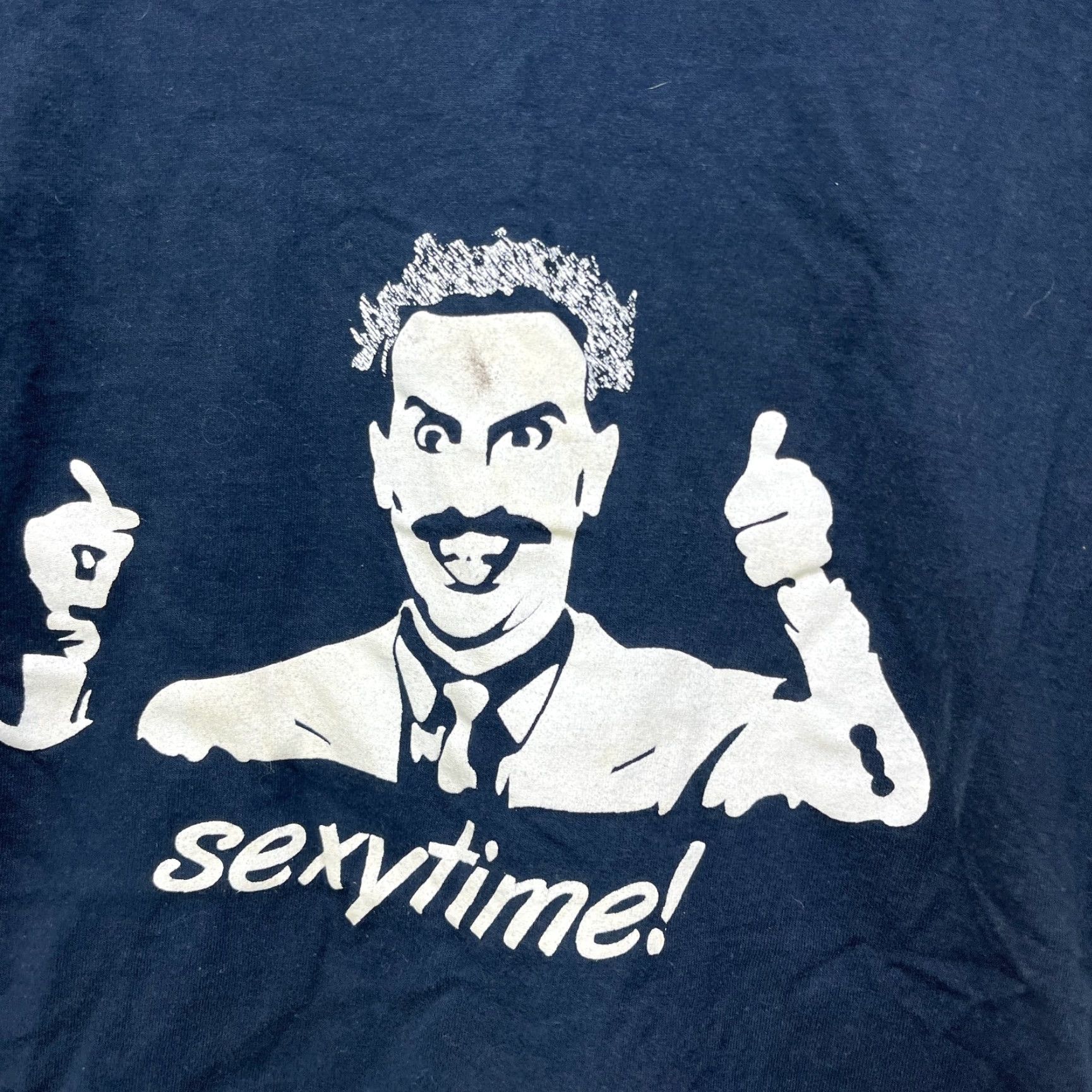 Vintage VINTAGE Borat Movie Y2K T Shirt M Black Cotton Men Crew Neck Short Sleeve 2000s Movie Mens Size US M / EU 48-50 / 2 - 3 Thumbnail