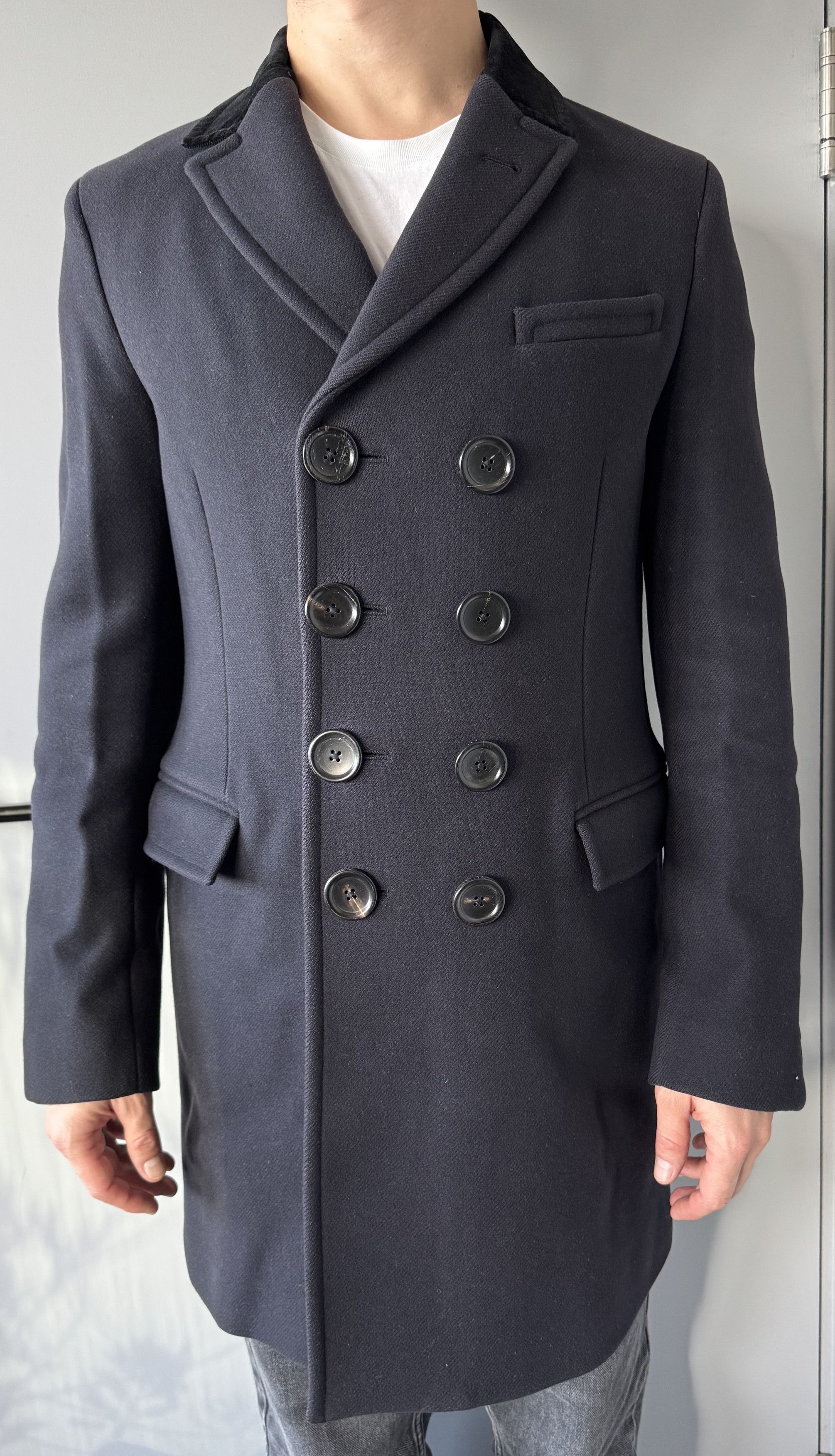 Gucci Gucci Military Double Breasted Wool Overcoat Size US M / EU 48-50 / 2 - 4 Thumbnail