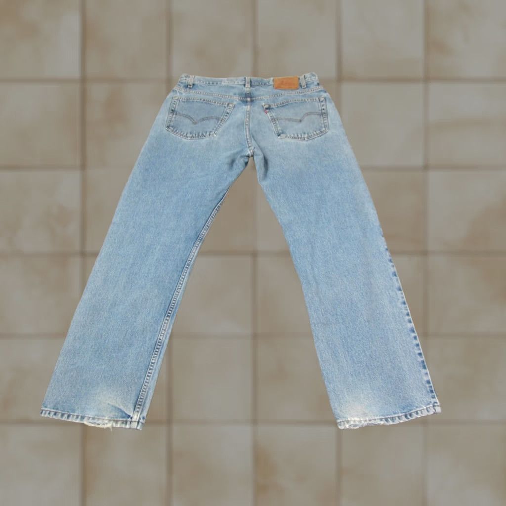 Levi's VINTAGE Levi's Jeans Mens 38x32 505 Straight Denim Blue 90s Regular Fit" Size US 38 / EU 54 - 1 Thumbnail
