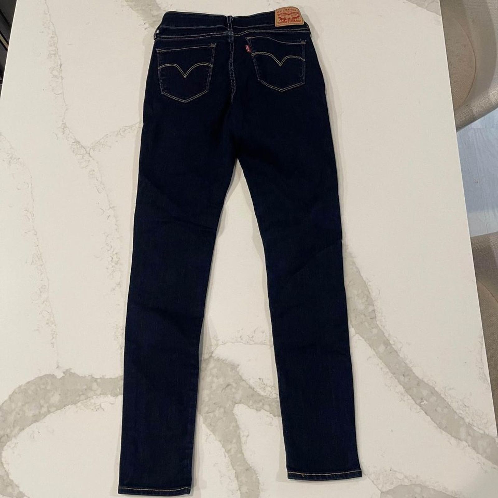 Levi's LEVI STRAUSS Mid-Rise Skinny Jean Denim Women’s W27 L30 Size 27" / US 4 / IT 40 - 3 Thumbnail