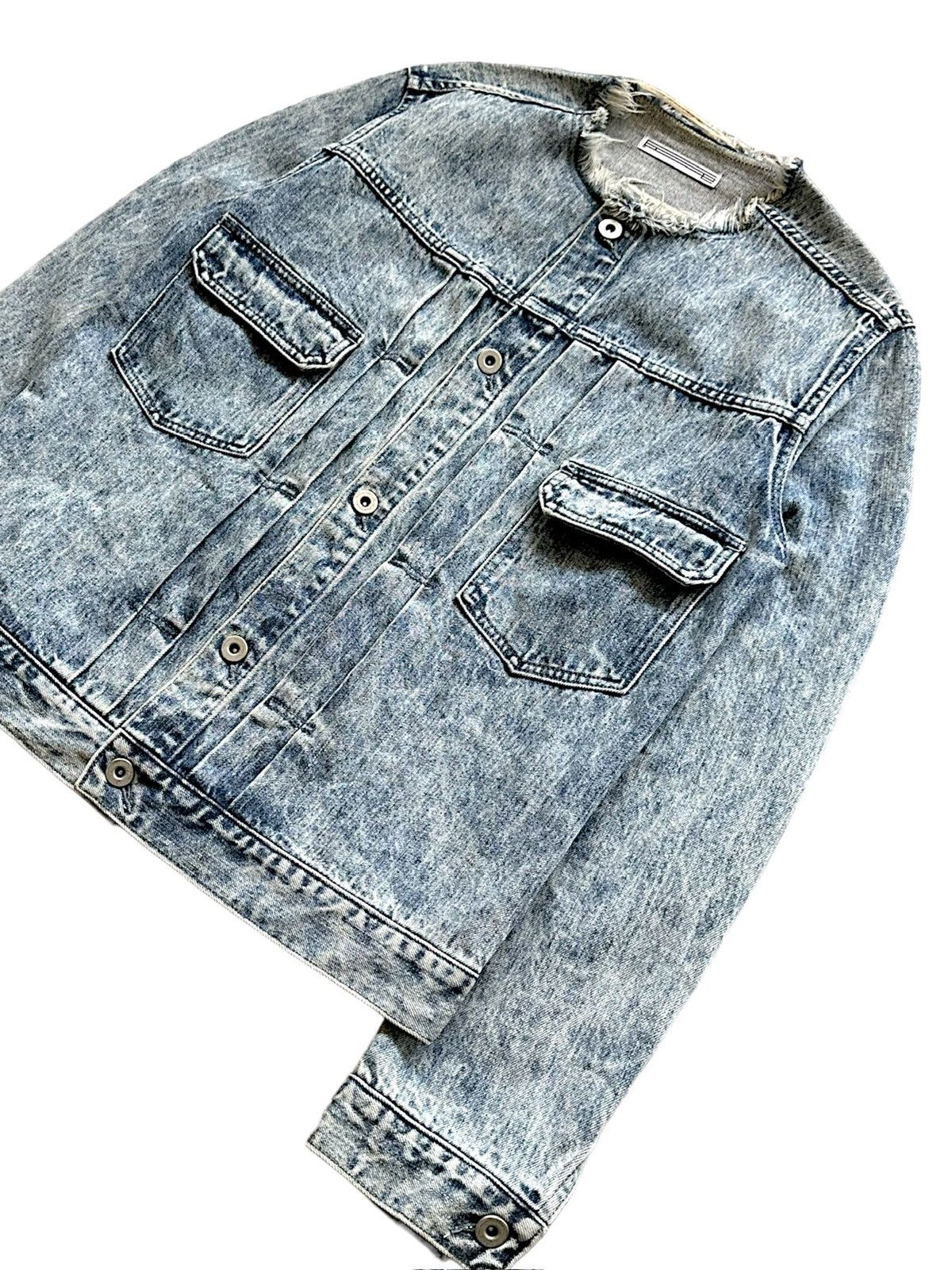Japanese Brand 15FW - Archive AG by Experiment denim jacket Size US L / EU 52-54 / 3 - 4 Thumbnail