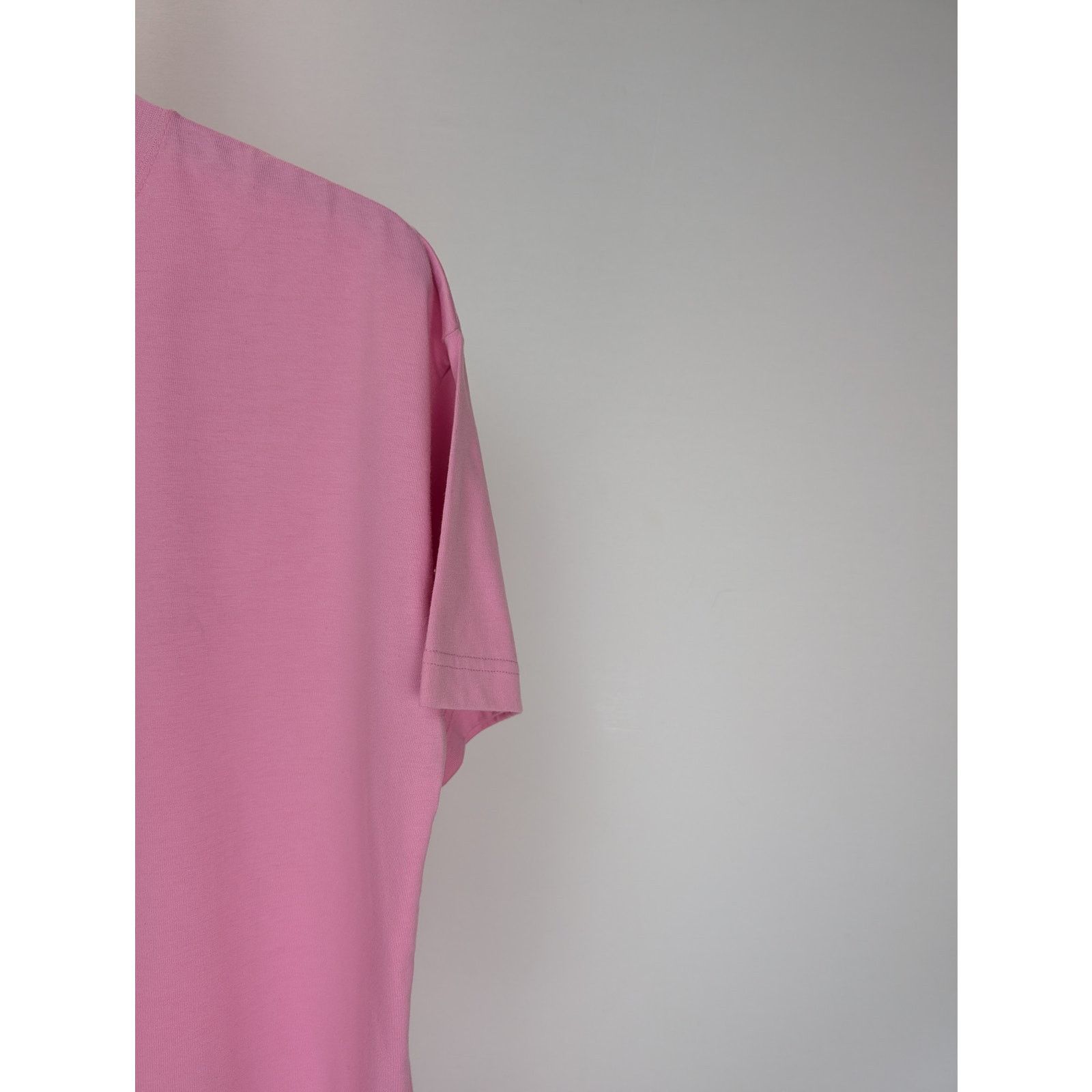 Balenciaga o1rshd1 BB Paris Icon Vintage Jersey Strass T-Shirt in Pink Size US XL / EU 56 / 4 - 2 Thumbnail