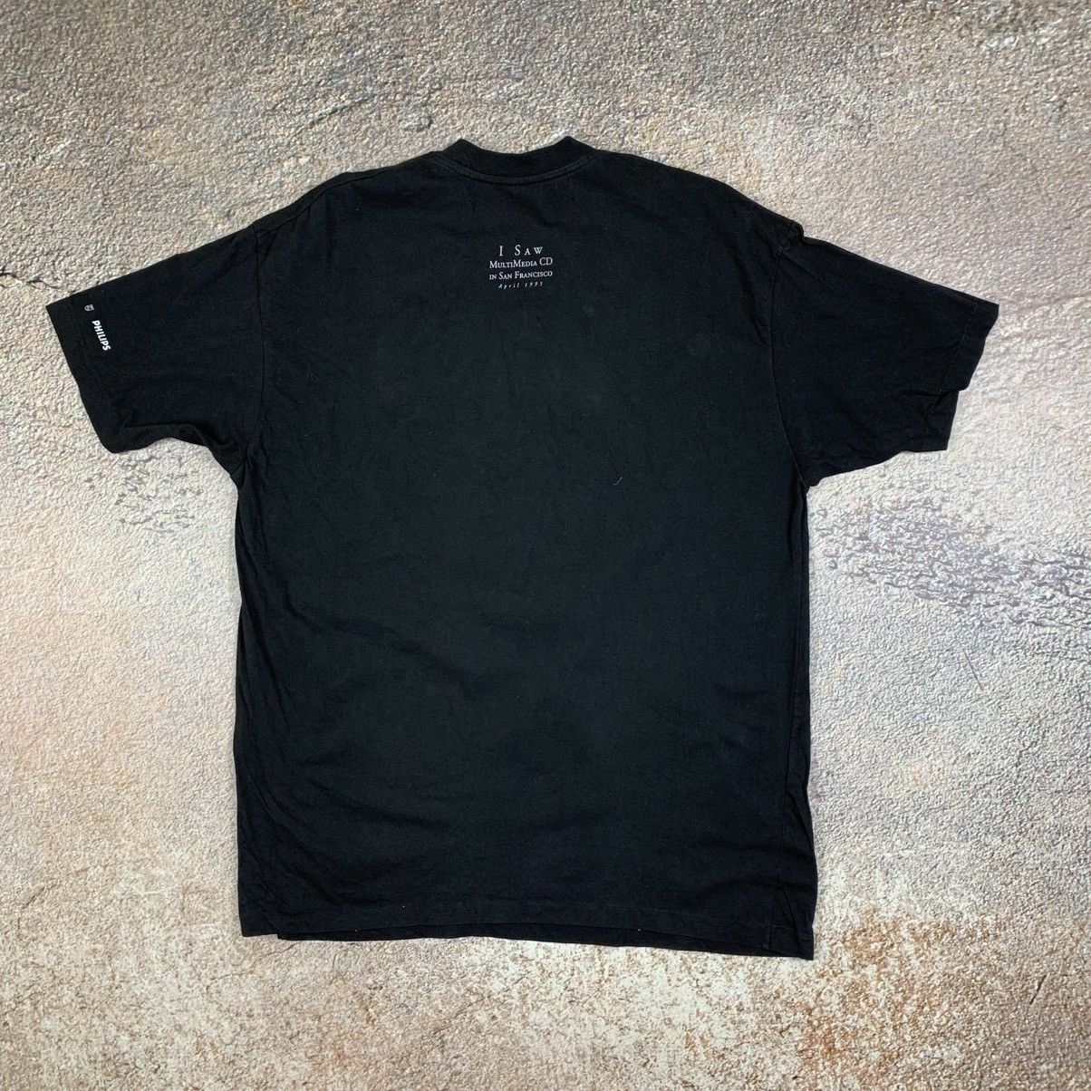 Sony 90s Sony CD Multimedia Phillips 1995 Graphic T Shirt Size US L / EU 52-54 / 3 - 4 Thumbnail