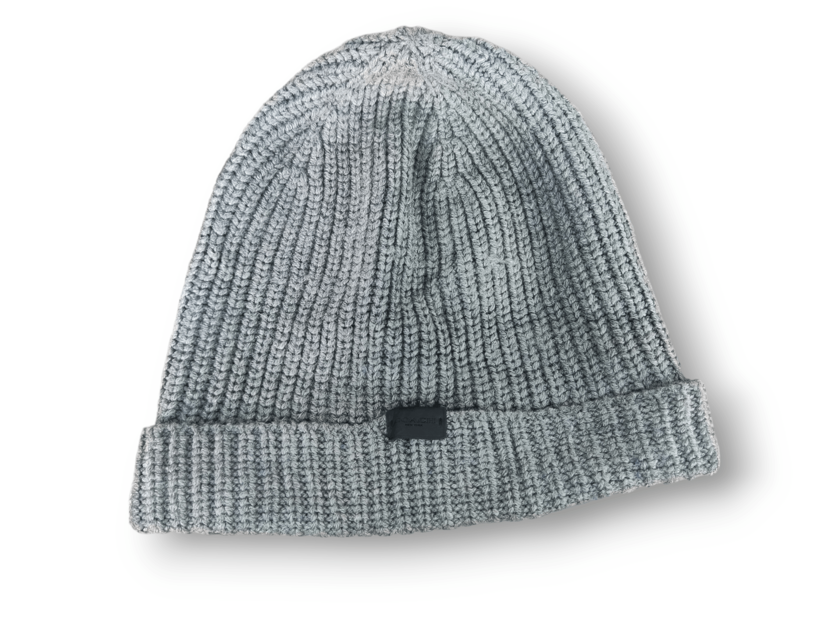 Coach Vintage Coach Plain Gray Wool Beanie Hat Size ONE SIZE - 1 Thumbnail