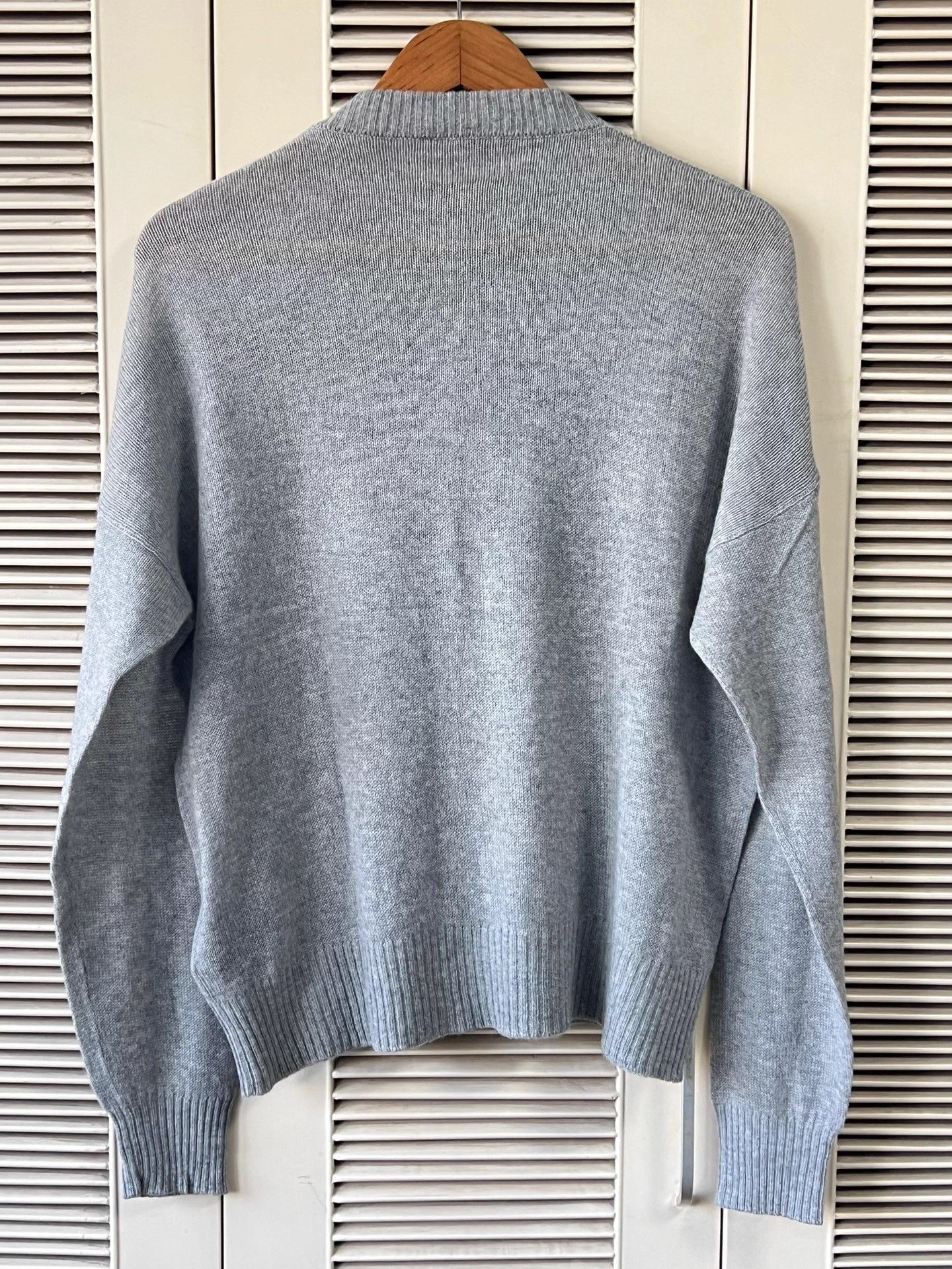 Prada Prada Men's Gray Tech Monkey Print Oversized Knit 46 IT Size US S / EU 44-46 / 1 - 2 Thumbnail