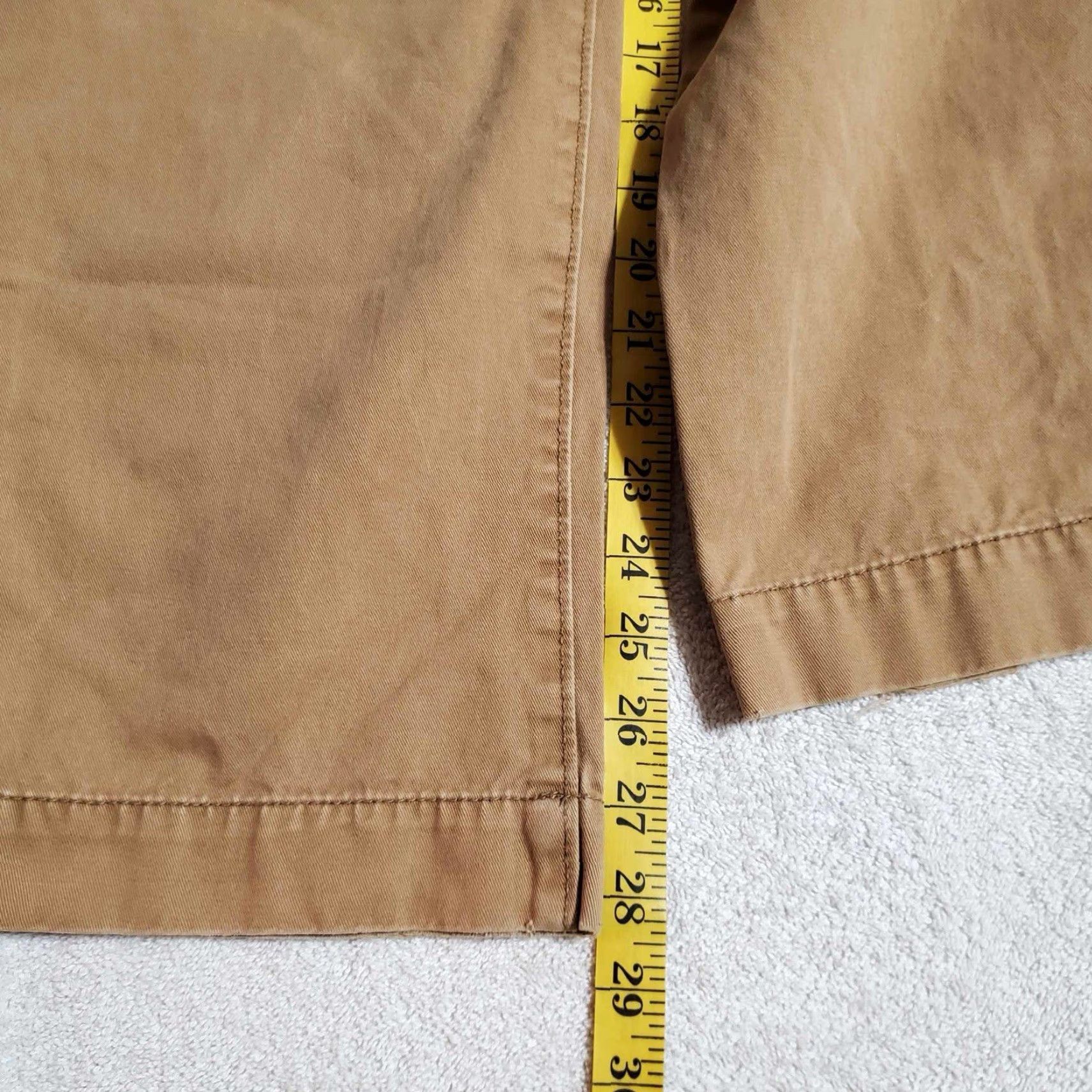 American Eagle Outfitters VINTAGE American Eagle Relaxed Straight Khaki Pants Mens Beige 100% Cotton Regular Size 29 28x30 28x30 Chinos 28 Size US 29 - 5 Thumbnail