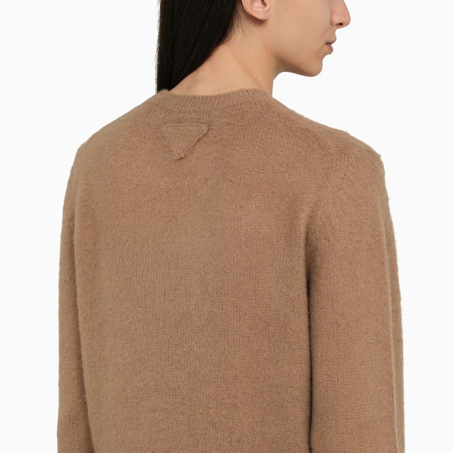 Prada o1d2blof0924 Cashmere Sweater in Camel Size M / US 6-8 / IT 42-44 - 4 Thumbnail