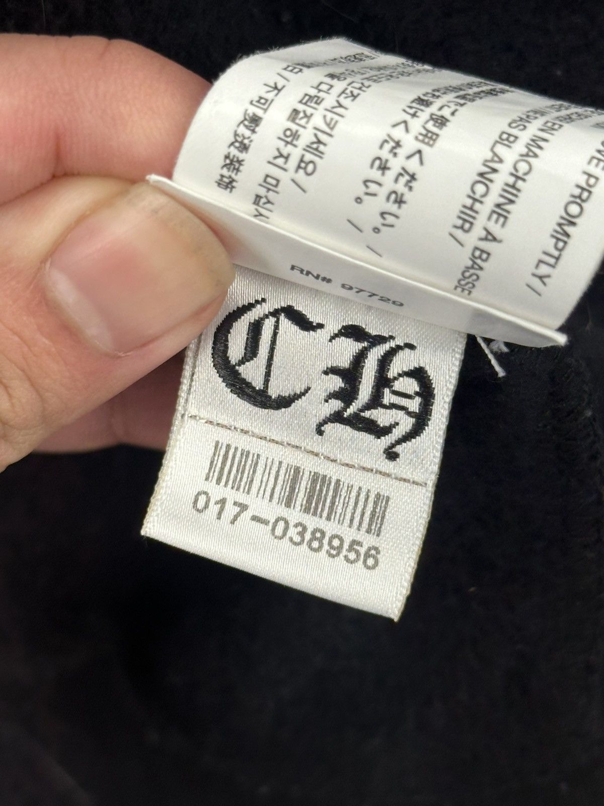 Chrome Hearts Chrome Hearts zip up icy blue font Size US M / EU 48-50 / 2 - 11 Thumbnail
