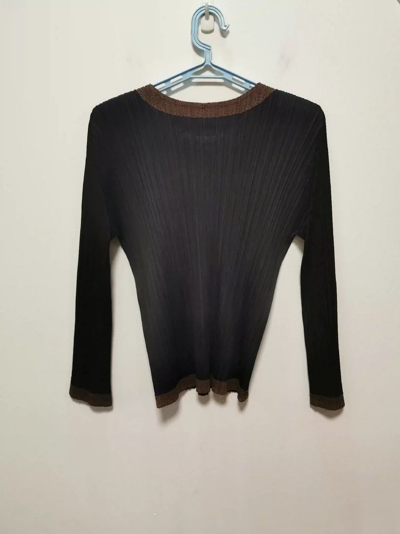 Issey Miyake Issey Miyake size:3 Black digital long-sleeved top Size M / US 6-8 / IT 42-44 - 2 Thumbnail