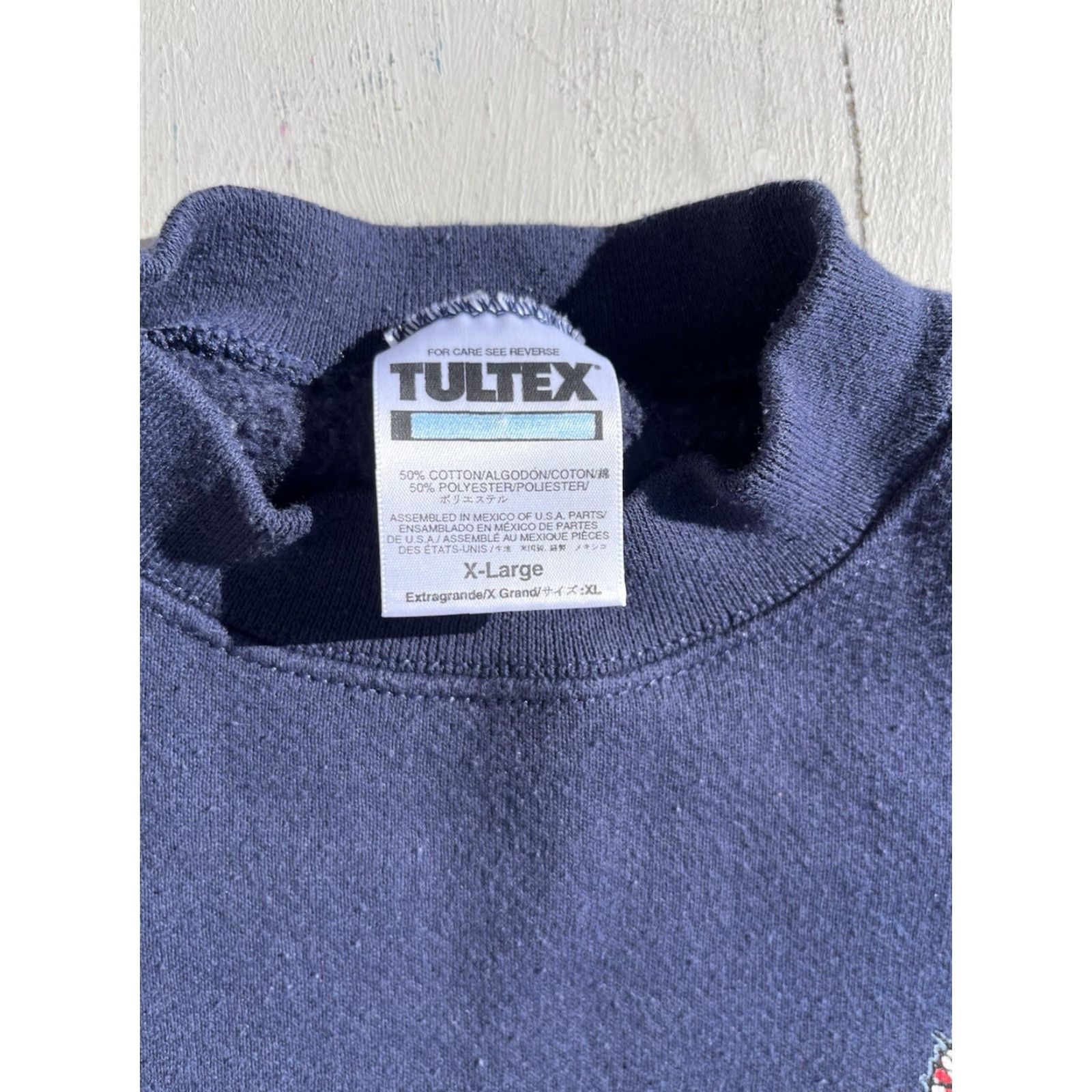 Tultex VINTAGE Tultex Sweatshirt Blue Aquarium New Orleans XL PILLING Crew Men’s Size US XL / EU 56 / 4 - 3 Thumbnail