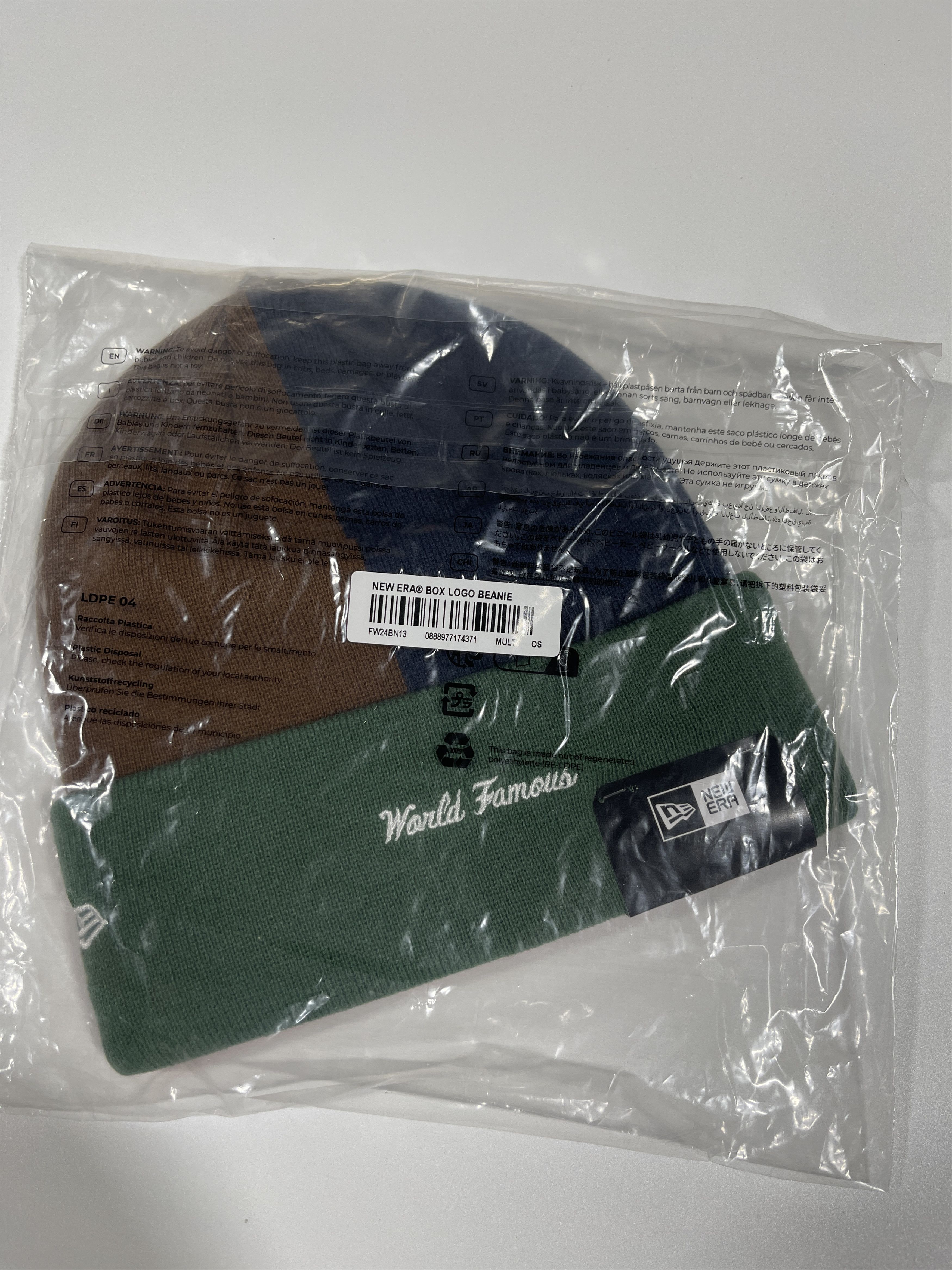 Supreme Supreme New Era Box Logo Beanie Multi Color size adjustable Size ONE SIZE - 4 Thumbnail