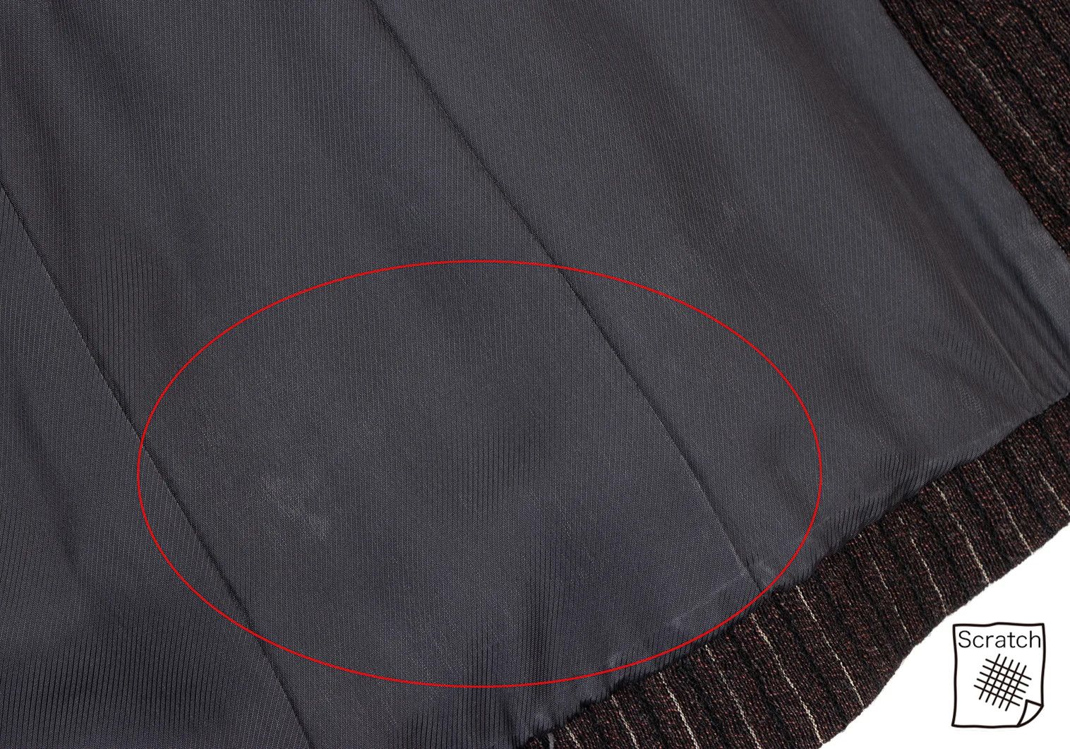 Jean Paul Gaultier Wool and Rayon Striped 2B Jacket in Dark Brown, Size 48 Size US M / EU 48-50 / 2 - 14 Thumbnail