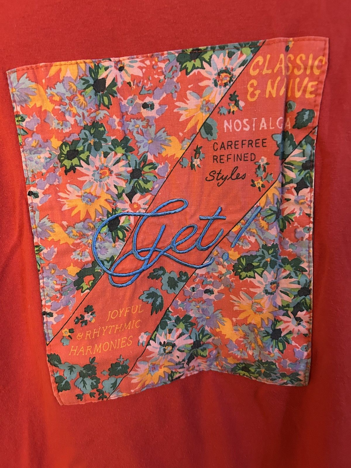 Other vintage red t-shirt branded as "GET!" Size large Size L / US 10 / IT 46 - 2 Thumbnail