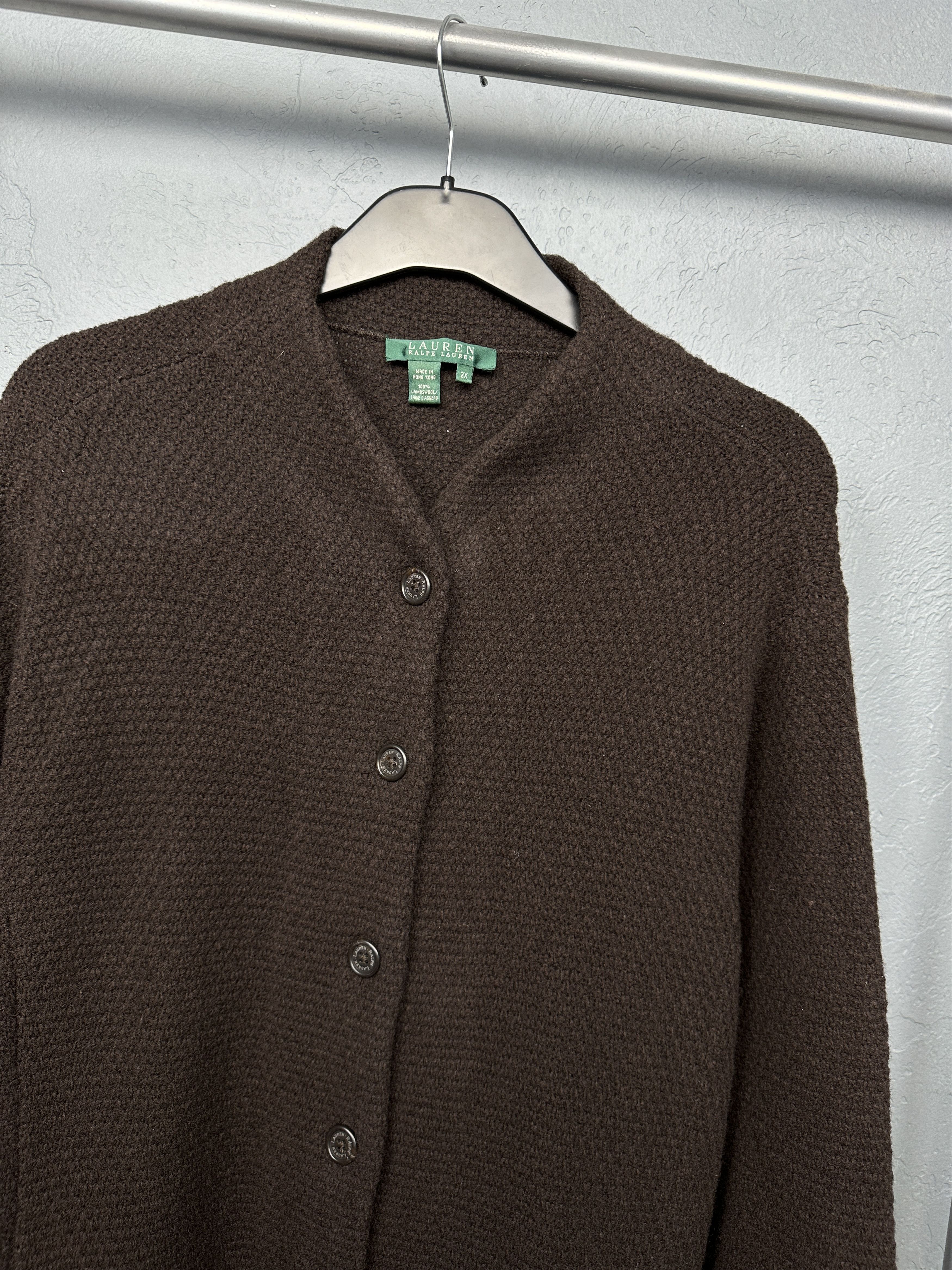 Polo Ralph Lauren Lauren Polo Ralph Lauren Womens Wool Knit Sweater Size XXL / US 16-18 / IT 52-54 - 2 Thumbnail