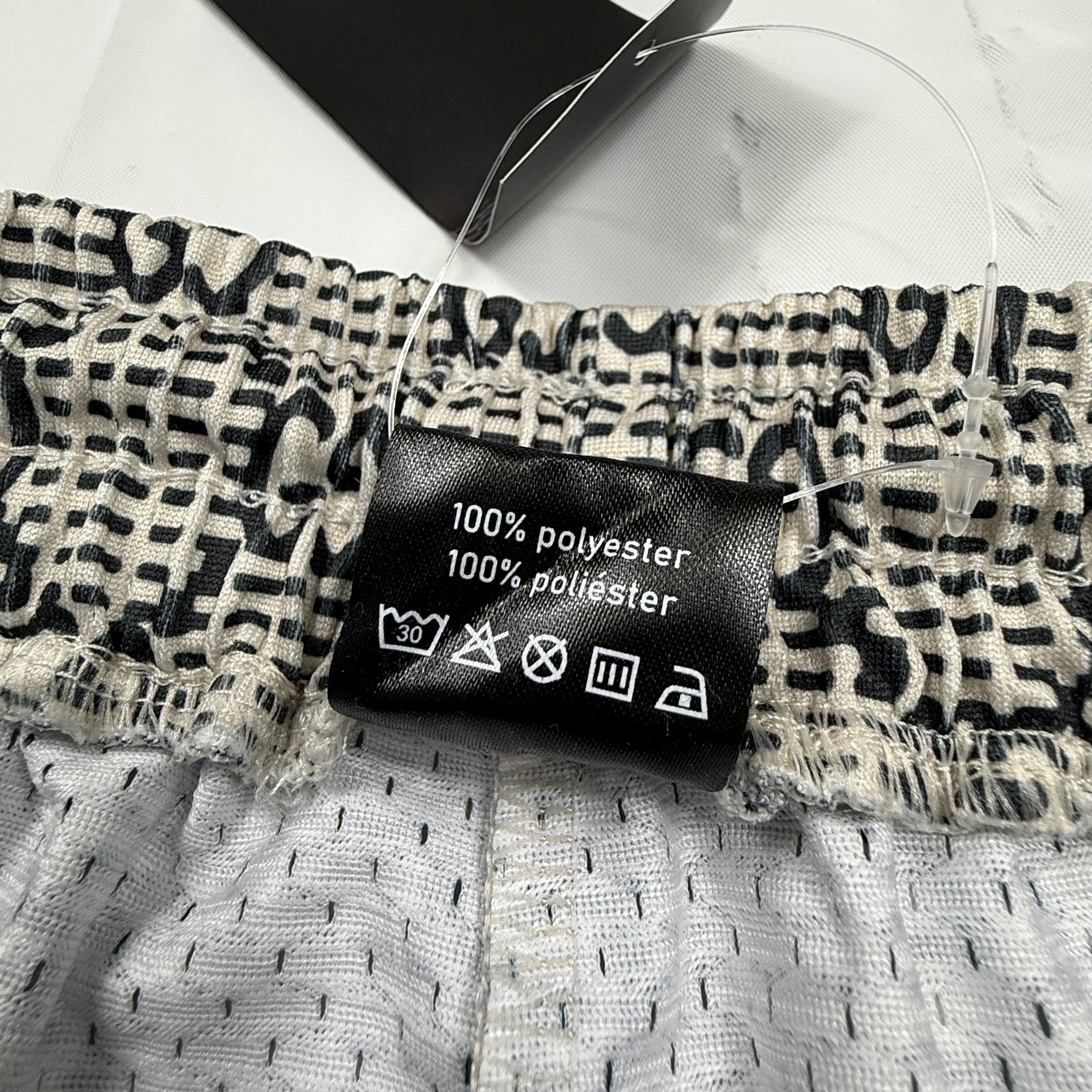 Other OB Mens XXL Monogram Mesh Athletic Shorts Drawstring New Size US 41 - 3 Thumbnail