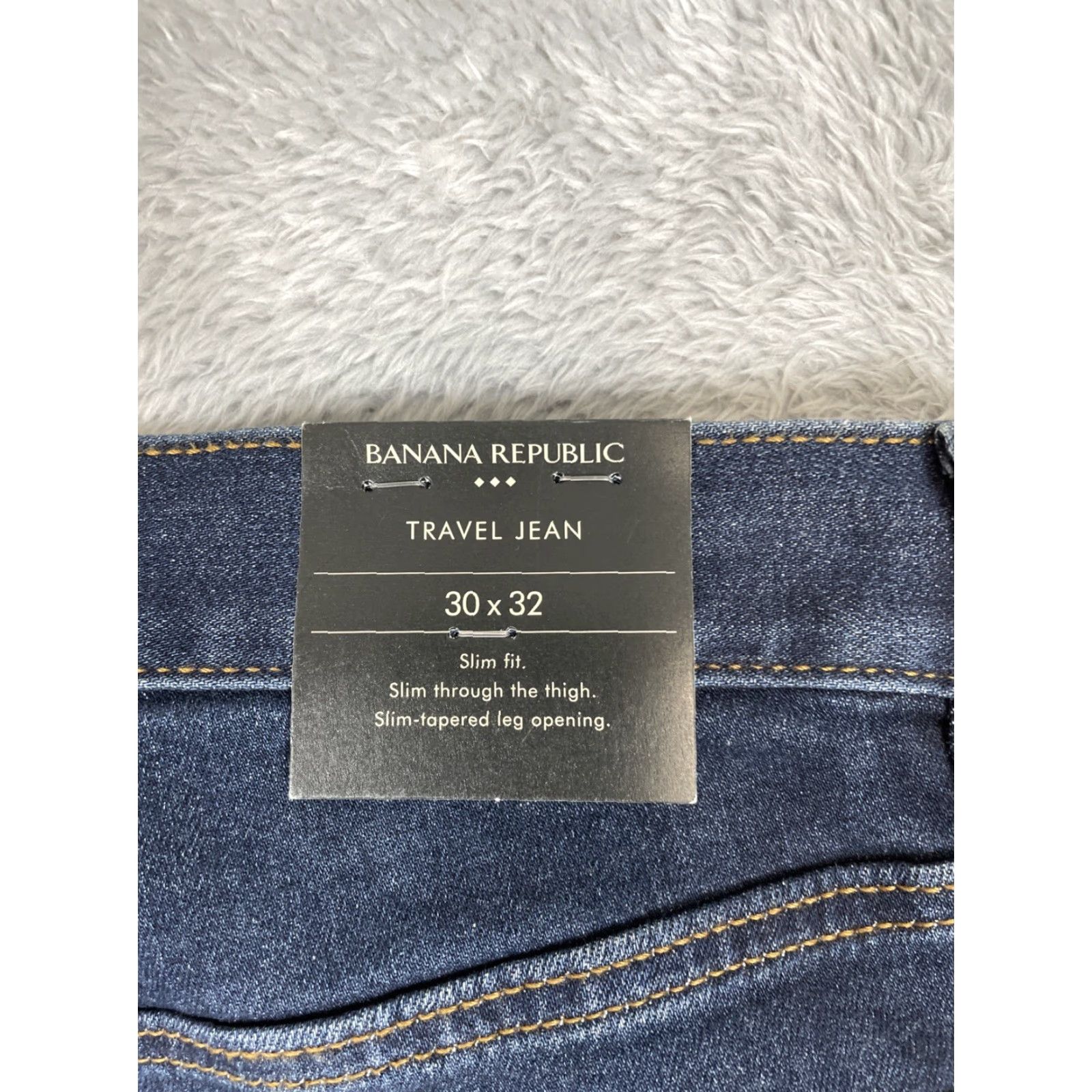 Banana Republic Slim Fit Jeans Mens 29x29 Blue Denim Pants Preppy