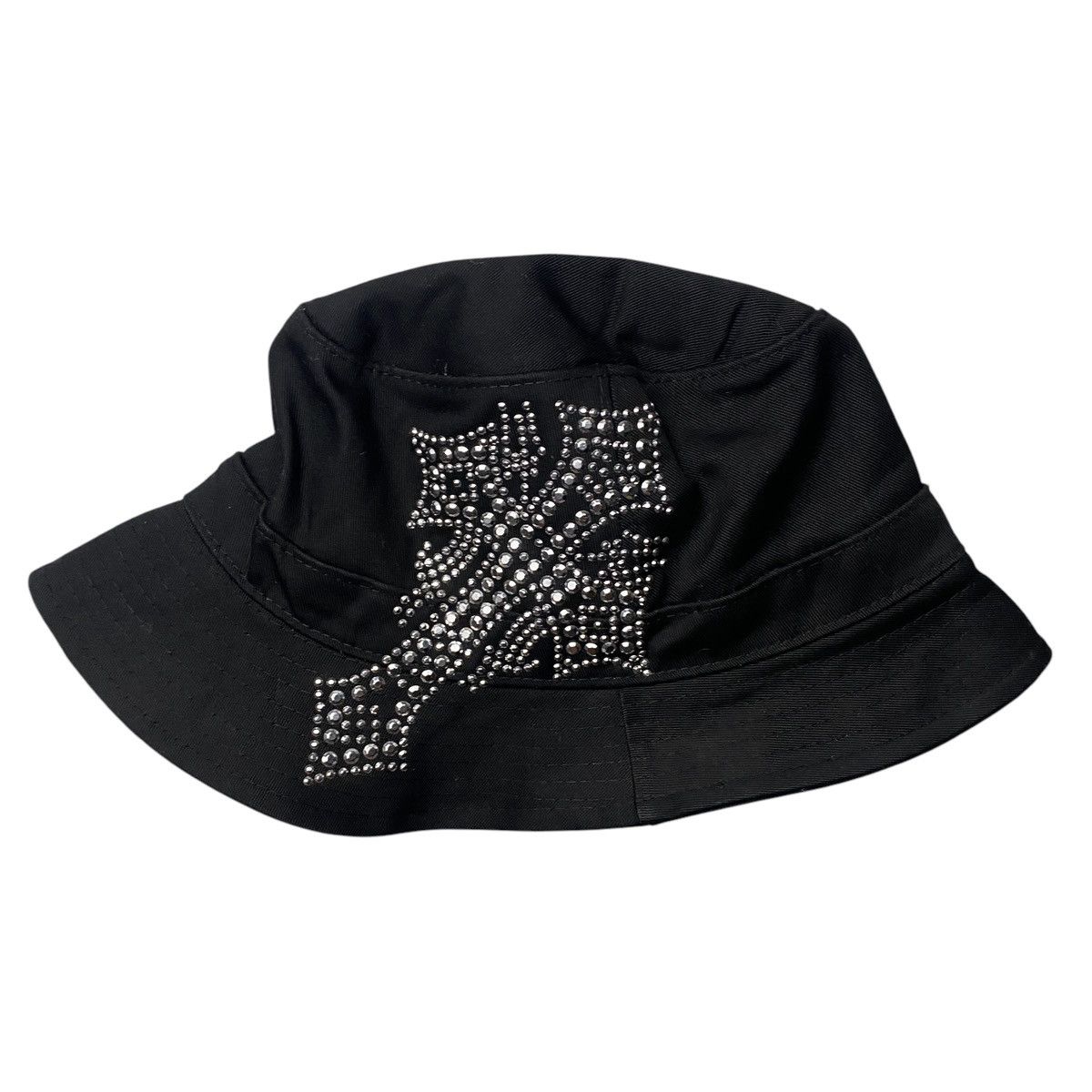 If Six Was Nine Cross Studded Punk Bucket Hat Size ONE SIZE - 2 Thumbnail