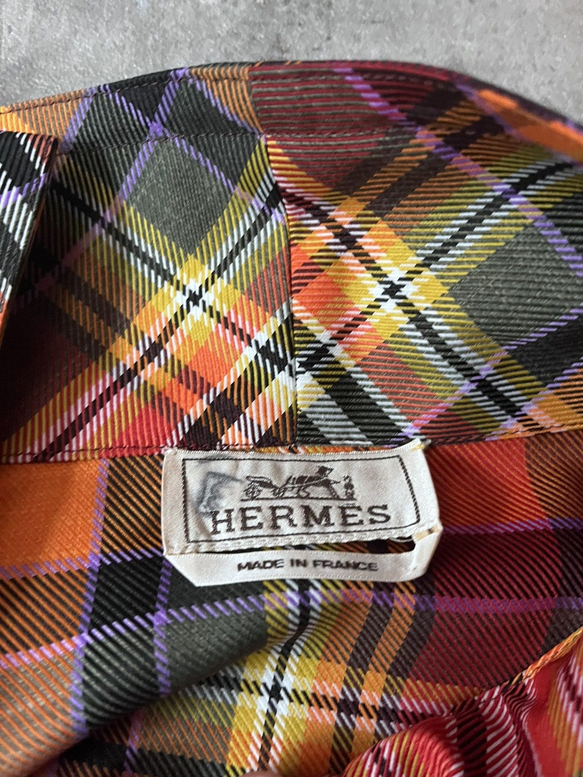 Hermes Hermes F/W 2021 runway jacket checkered halfzip orange Size US M / EU 48-50 / 2 - 12 Thumbnail