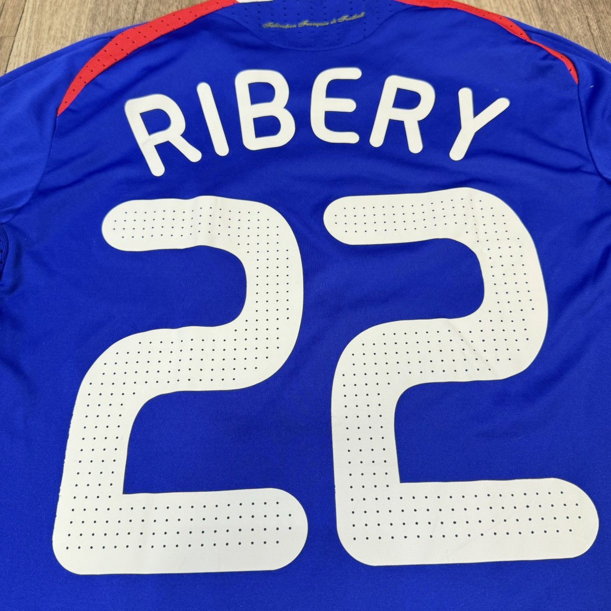 Adidas France 08/09 home shirt #22 Ribery Size US S / EU 44-46 / 1 - 5 Thumbnail