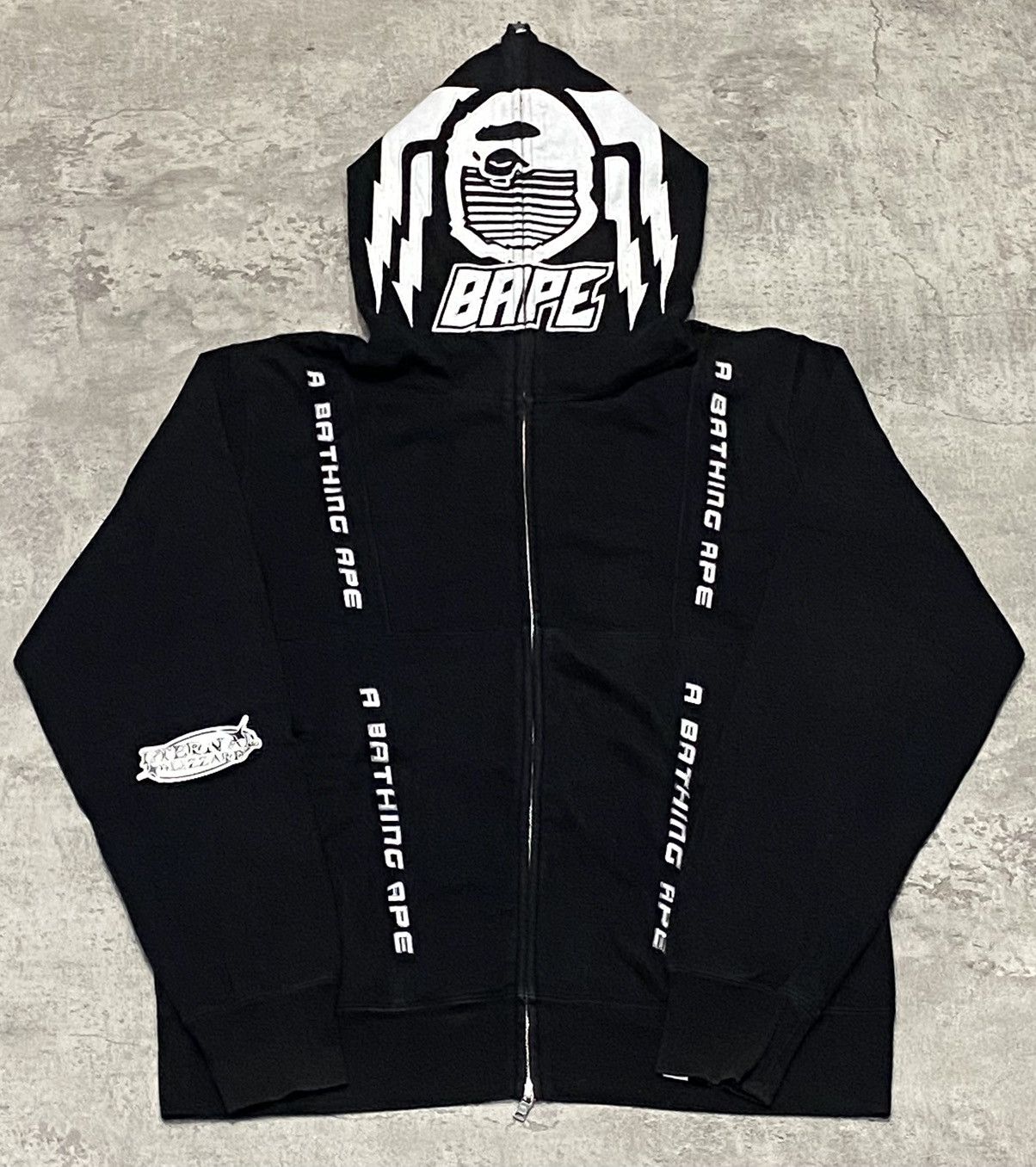 Bape Motor Sport Black Full Zip Hoodie