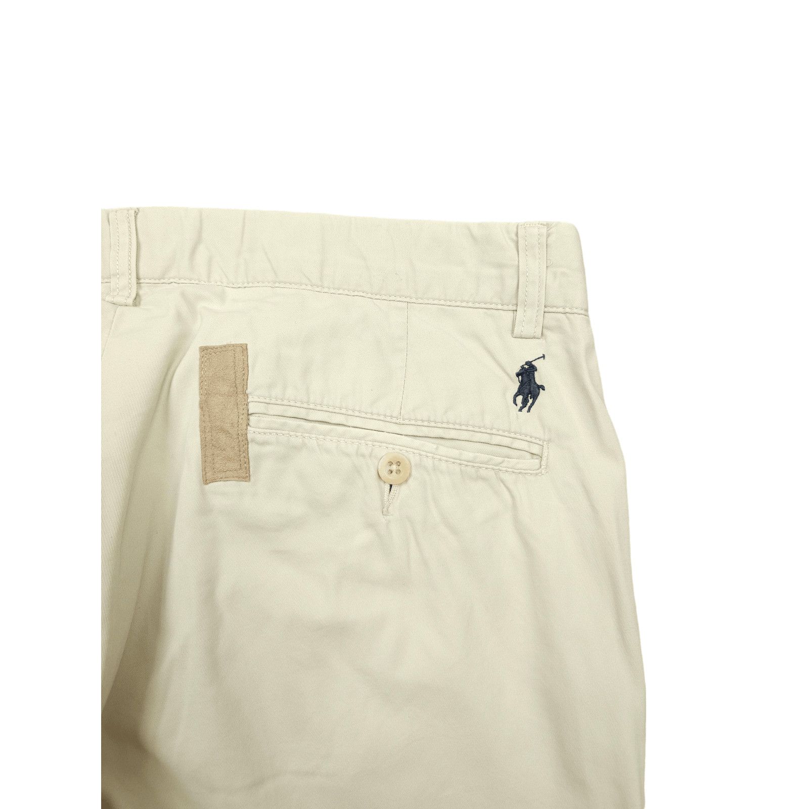 Designer × Ralph Lauren × Vintage 💎 Size 33/34 90's Ralph Lauren Chino Pants Beige Trousers Size US 33 - 3 Thumbnail