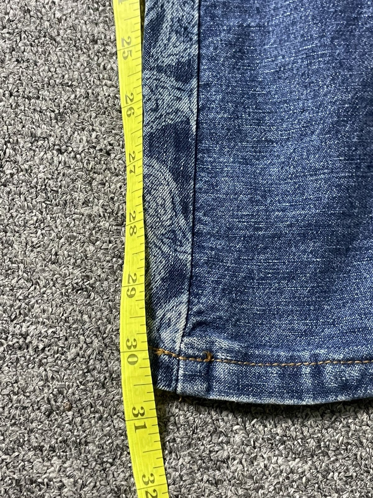 Japanese Brand × Vintage Hysteric Glamour x C.A.T Asymmetrical Patchwork Jeans (90) Size 25" / US 0 / IT 36 - 10 Thumbnail