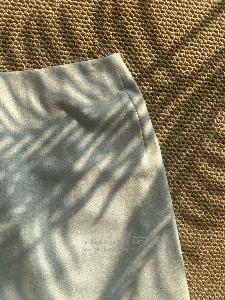 Hermes Hermes Women's Slim Fit Wrap Skirt Gray White Size 24" / US 00 / IT 34 - 5 Thumbnail
