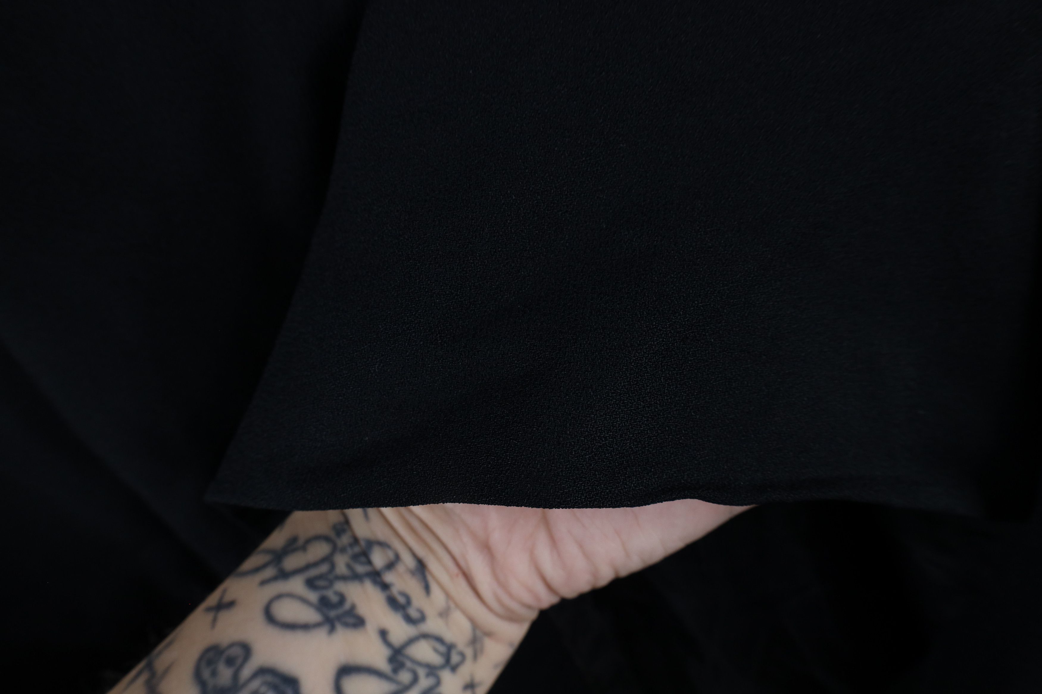 Vintage Vintage 50s Rockabilly Cocktail Sleeveless Dress Black USA Size XXL / US 16-18 / IT 52-54 - 7 Thumbnail