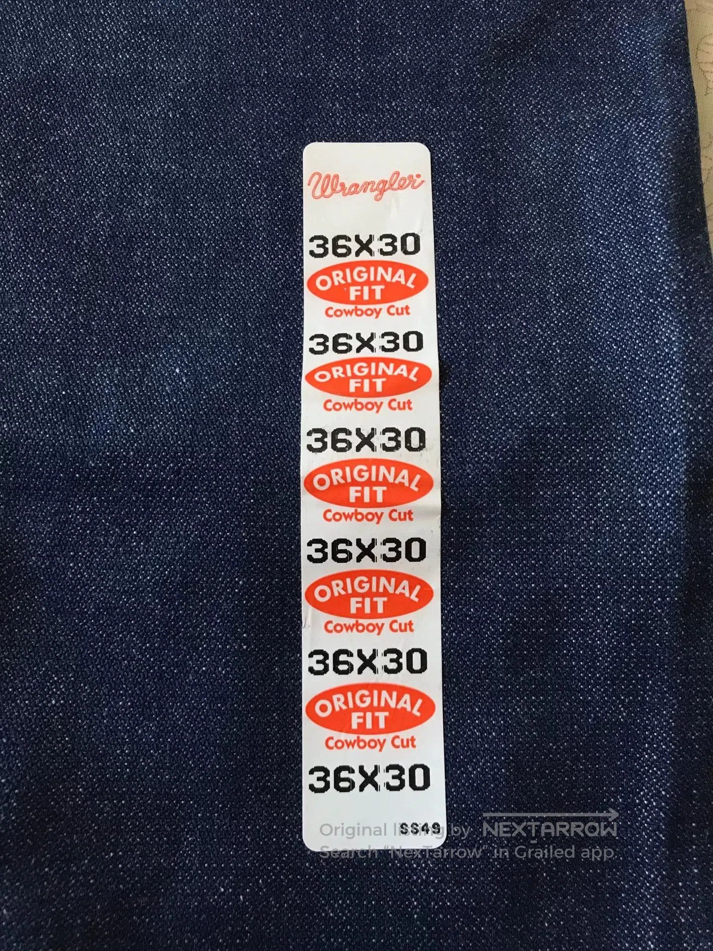 Wrangler Wrangler 13MWZ W36L30 Raw Denim Jeans. Size US 36 / EU 52 - 7 Thumbnail