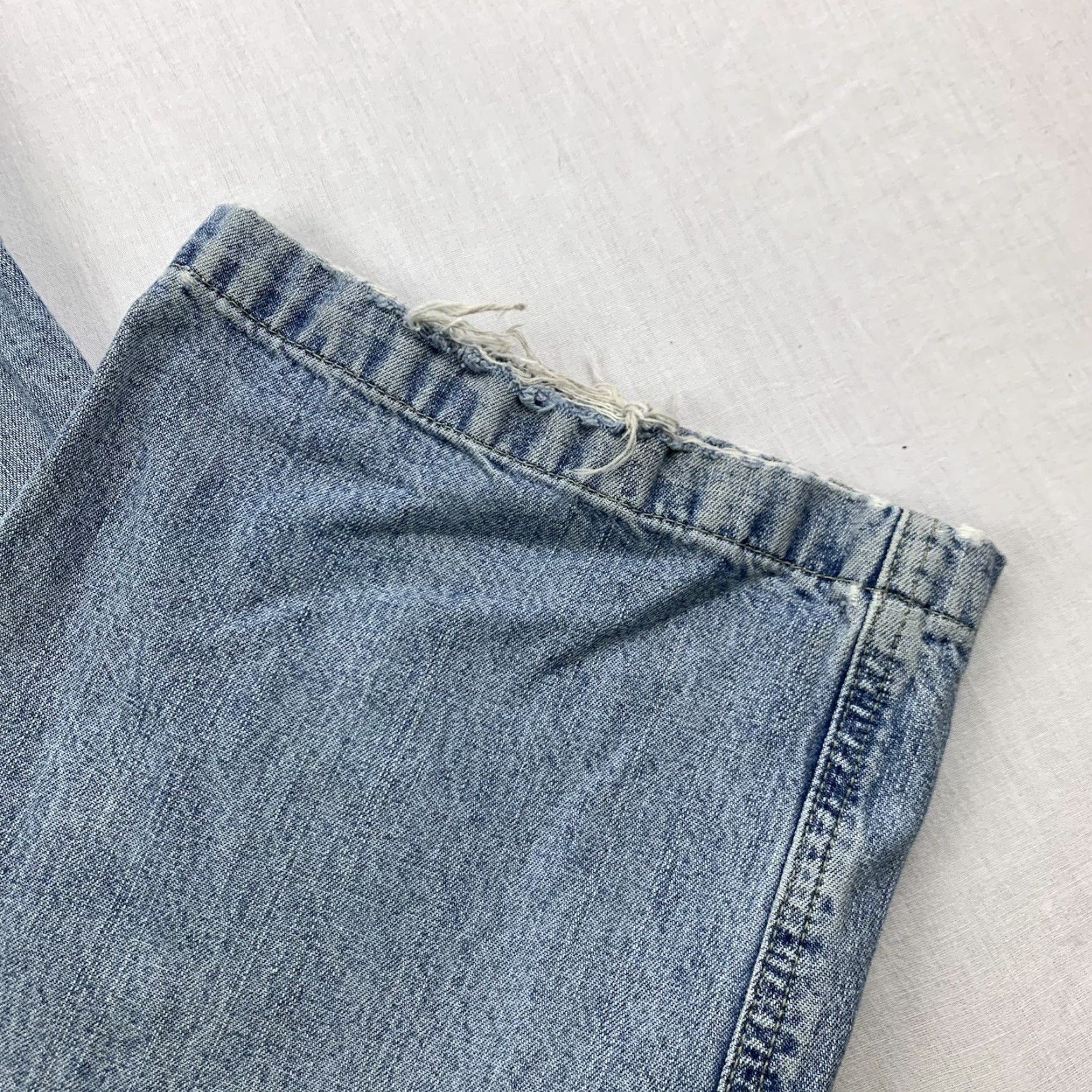 Vintage VINTAGE Structure Jeans Adult 34x29 Blue Grunge Y2K Baggy Thrashed Worn Faded Closure Zip Mens Jeans 34 Blue Grunge Y2K Size US 34 / EU 50 - 3 Thumbnail