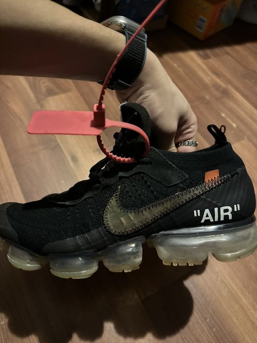 Vapormax off hotsell white grailed