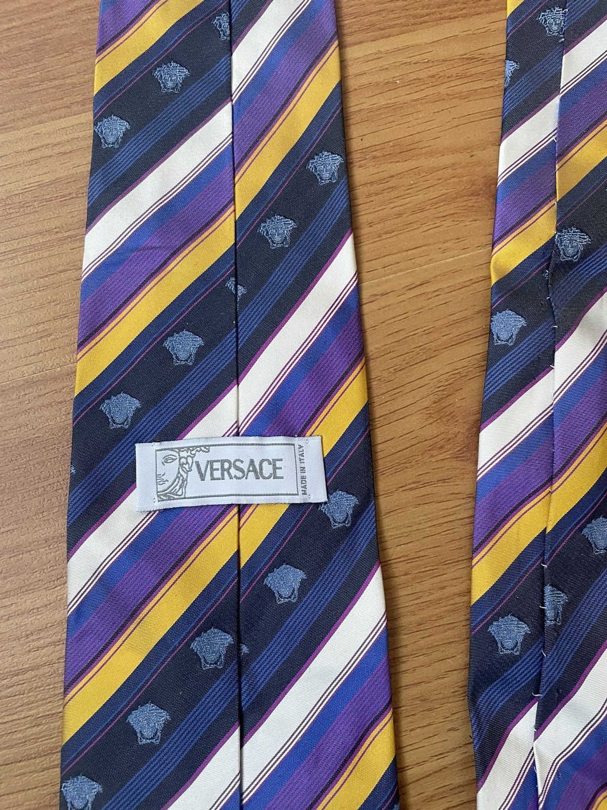 Versace × Vintage Vintage Gianni Versace Tie Size ONE SIZE - 5 Thumbnail