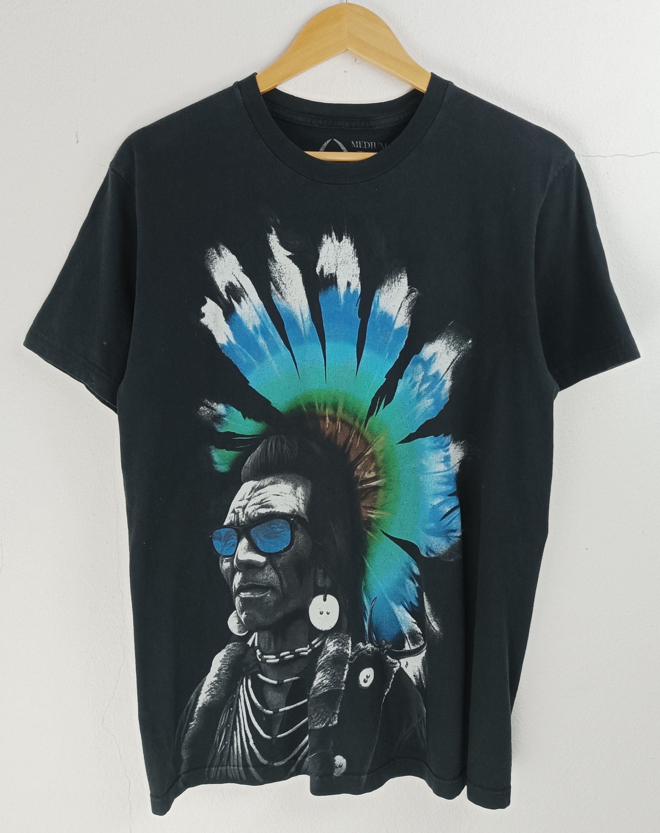 Rook VINTAGE ROOK CHIEF RED INDIAN GLASSES JOE KING ART TEE Size US M / EU 48-50 / 2 - 3 Thumbnail