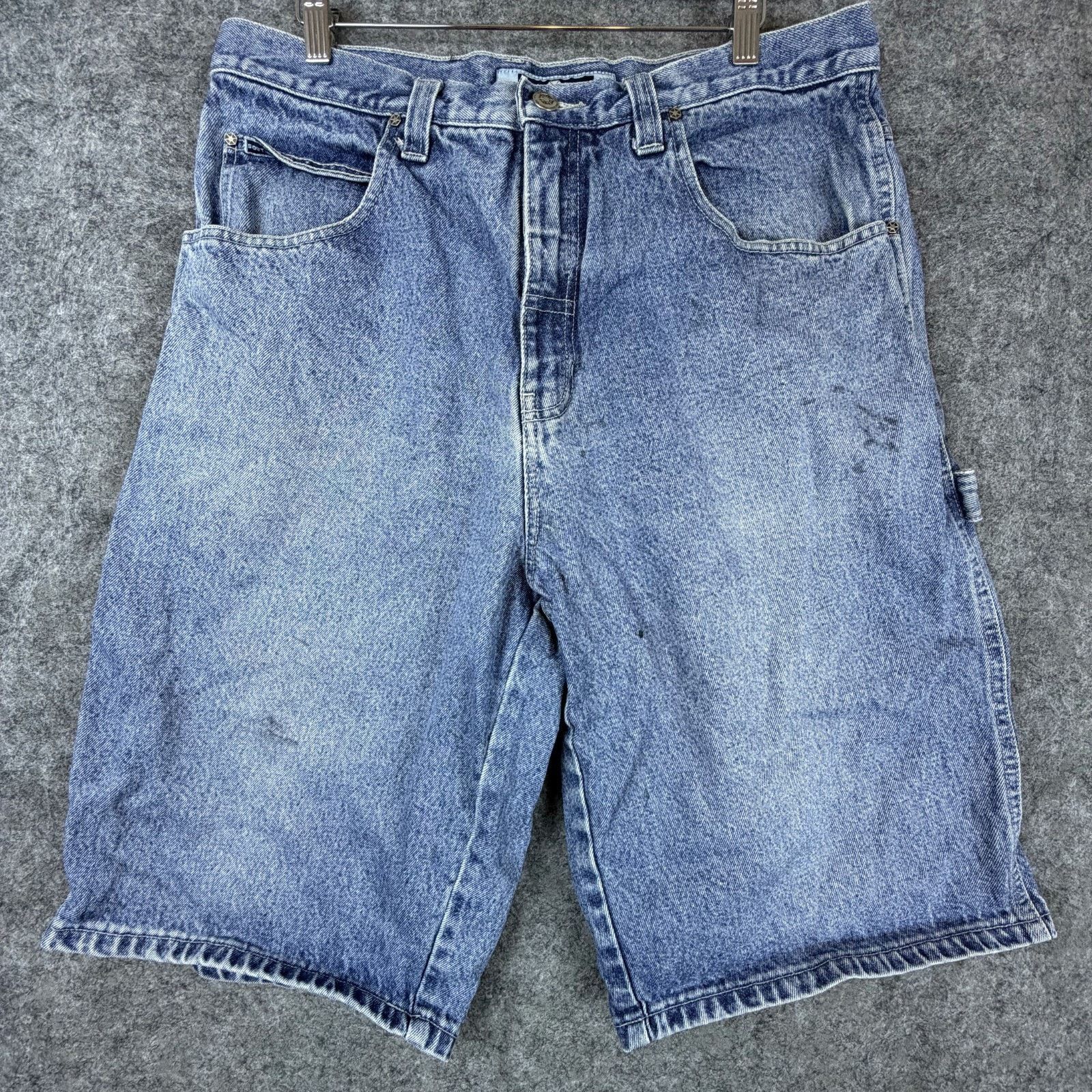 Southpole Vintage Y2K SouthPole Baggy Jean Shorts 36 Skater Streetwear Size US 36 / EU 52 - 2 Thumbnail