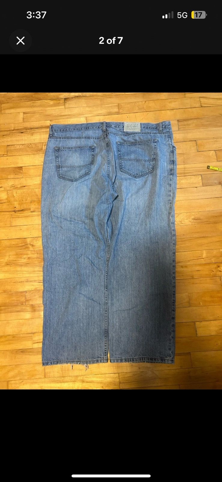 Tommy Hilfiger Tommy Hilfiger Vintage Baggy Jeans 44x30 Men’s Y2K Size US 44 / EU 60 - 1 Thumbnail