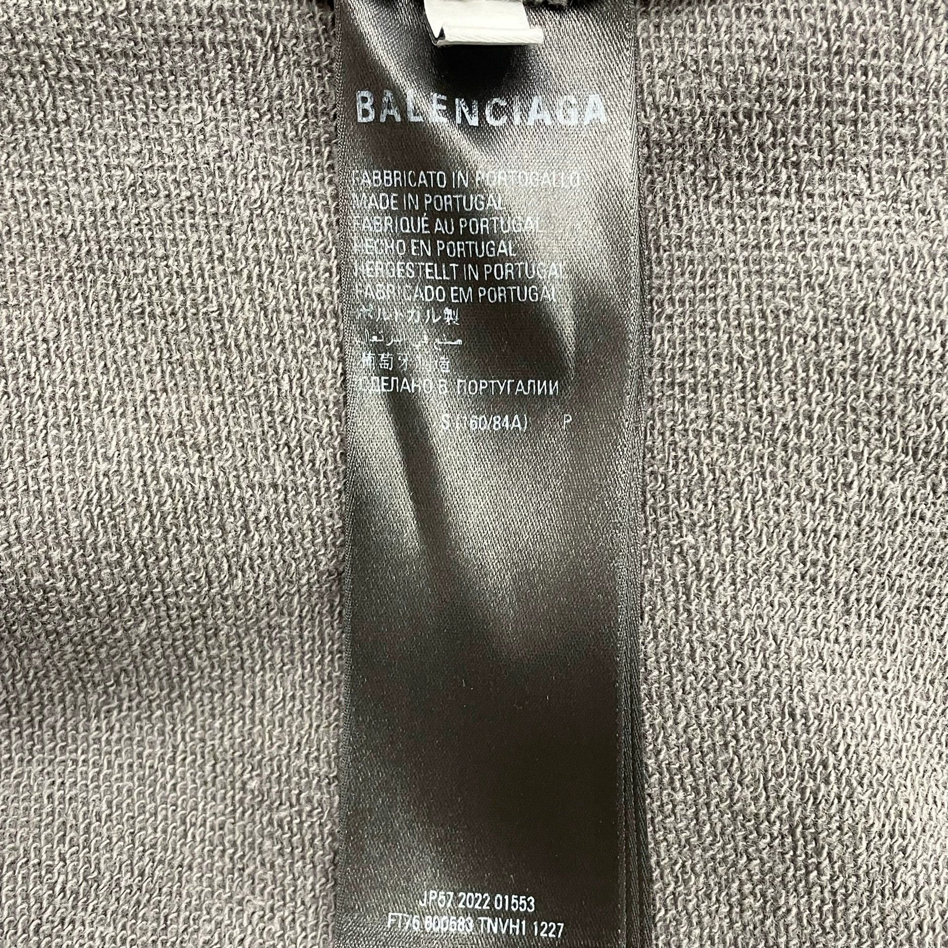 Balenciaga gray oversized hoodie from Balenciaga Size US S / EU 44-46 / 1 - 6 Thumbnail