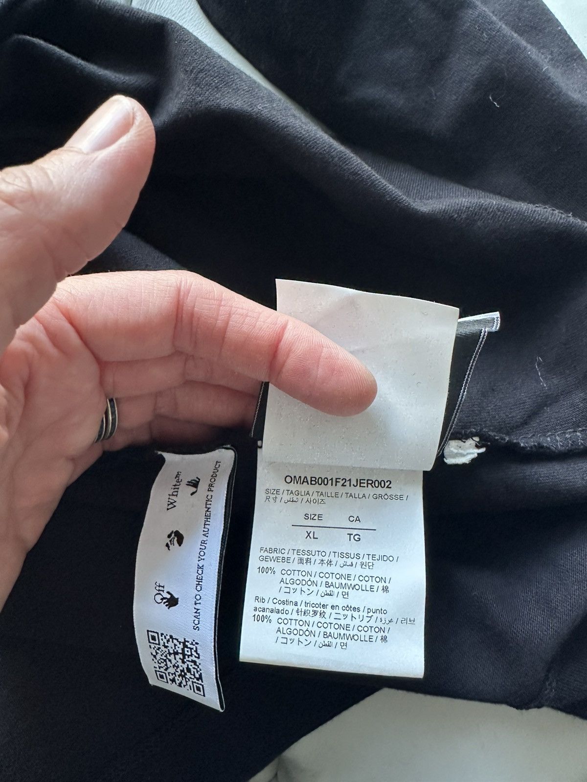 Off-White Off-White Arrows Long Sleeve T-Shirt – Black/Green Size US XL / EU 56 / 4 - 6 Thumbnail