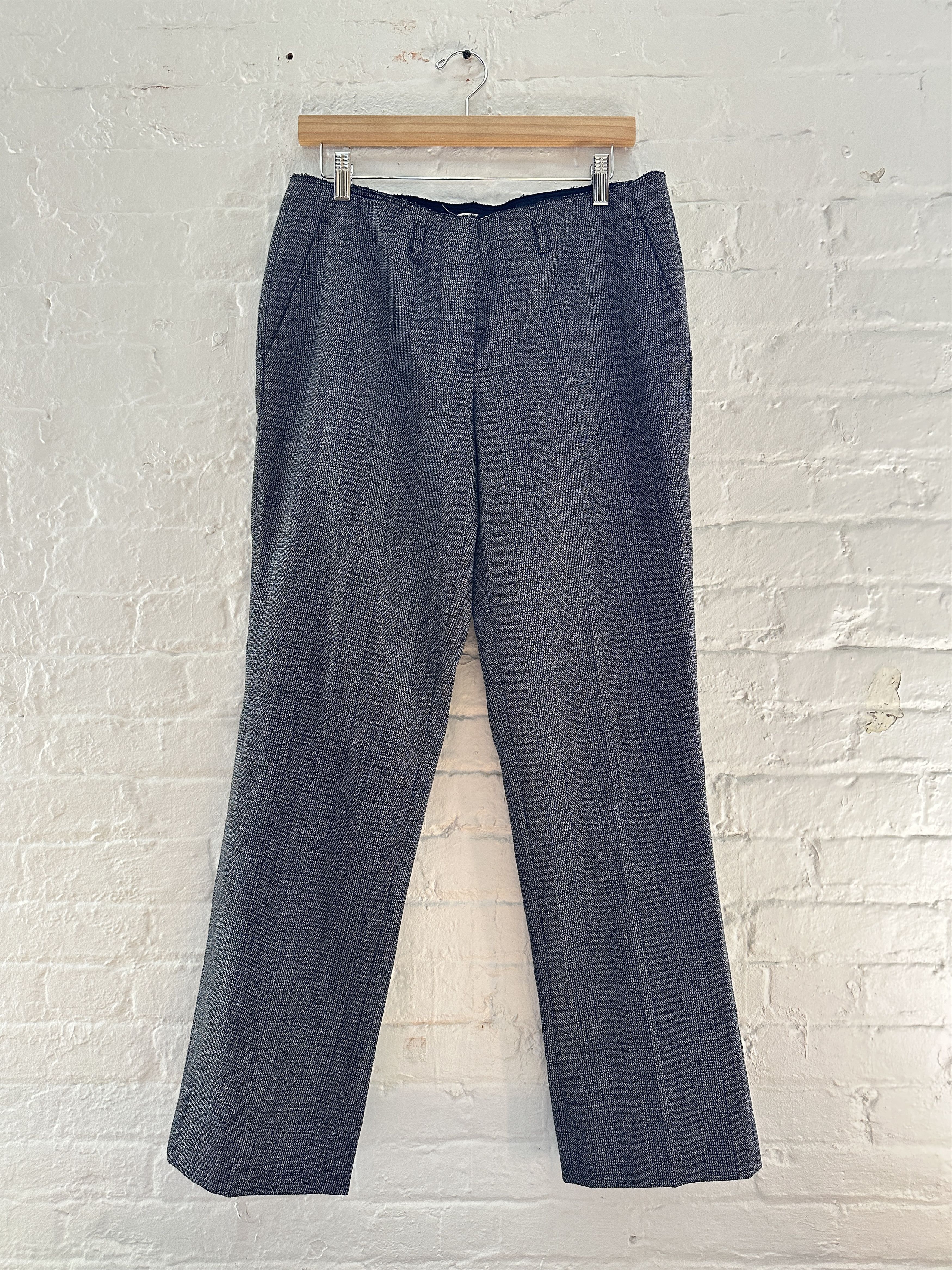 Prada Prada Straight Leg Wool Trousers Size US 32 / EU 48 - 1 Thumbnail