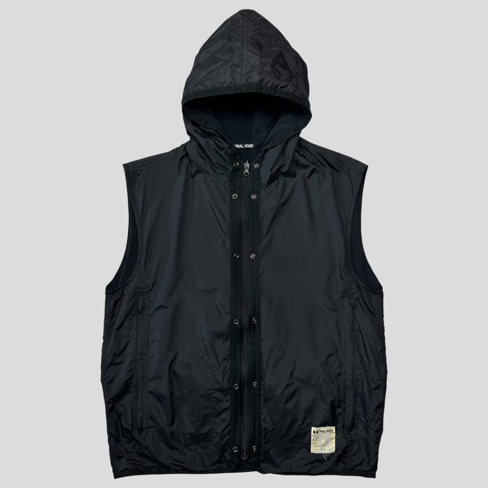 Final Home Final Home 00’s Reversible Hex Ripstop Nylon Gilet Vest M/L Size US M / EU 48-50 / 2 - 1 Thumbnail