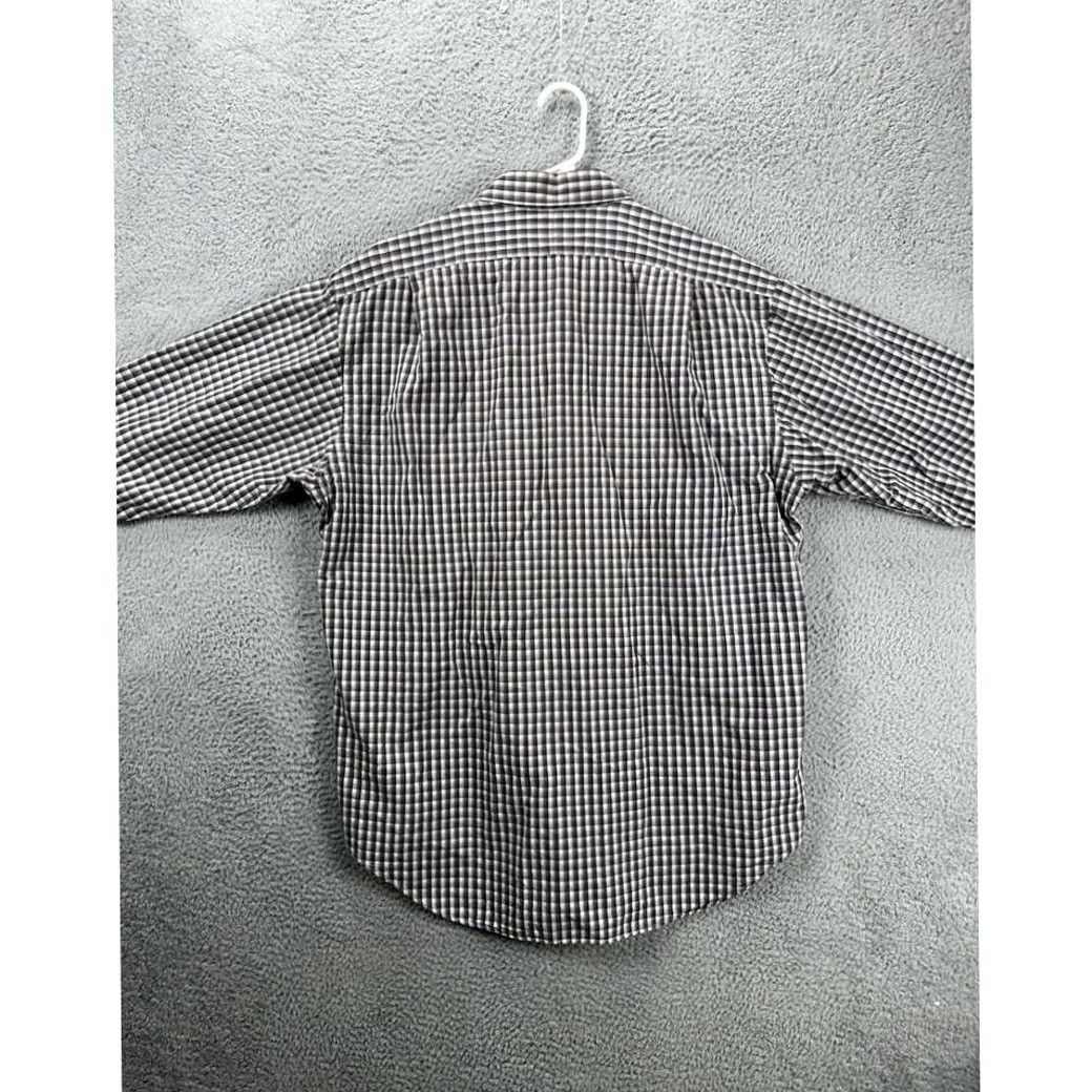 Ralph Lauren Ralph Lauren Shirt Mens Large Marlowe Grey Madras Plaid Button Down Long Sleeve Size US L / EU 52-54 / 3 - 2 Thumbnail