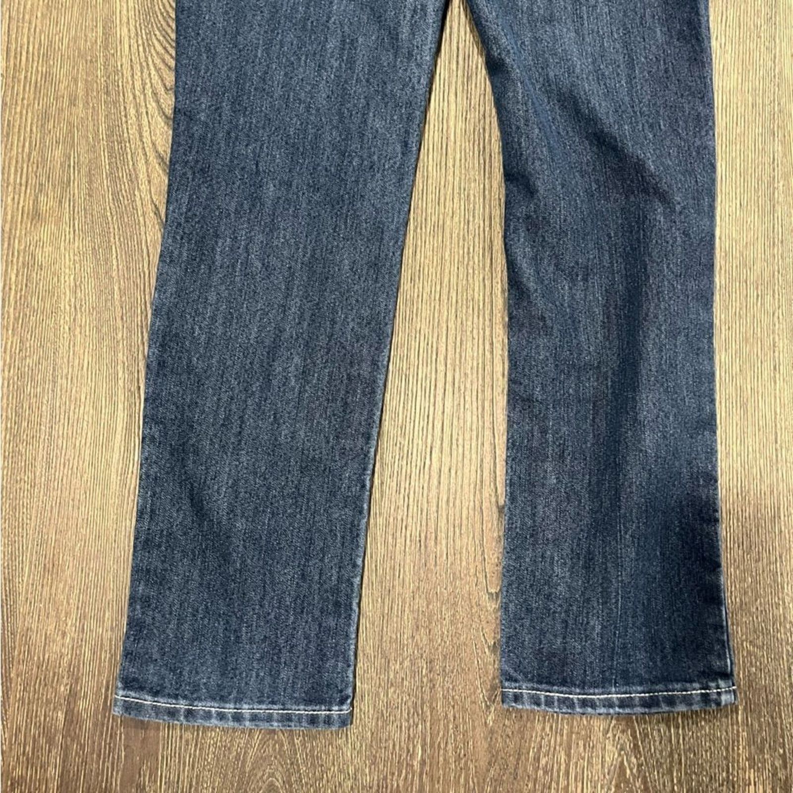 Earl Jeans Earl Jean Straight Jeans Mid-Rise Beaded Embellished Sz 12 Size 34" / US 12 / IT 48 - 9 Thumbnail