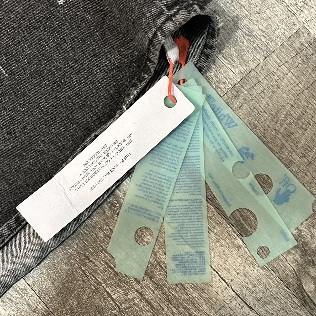 Off-White Chainstitch Denim Overshirt SZ L Size US L / EU 52-54 / 3 - 17 Thumbnail