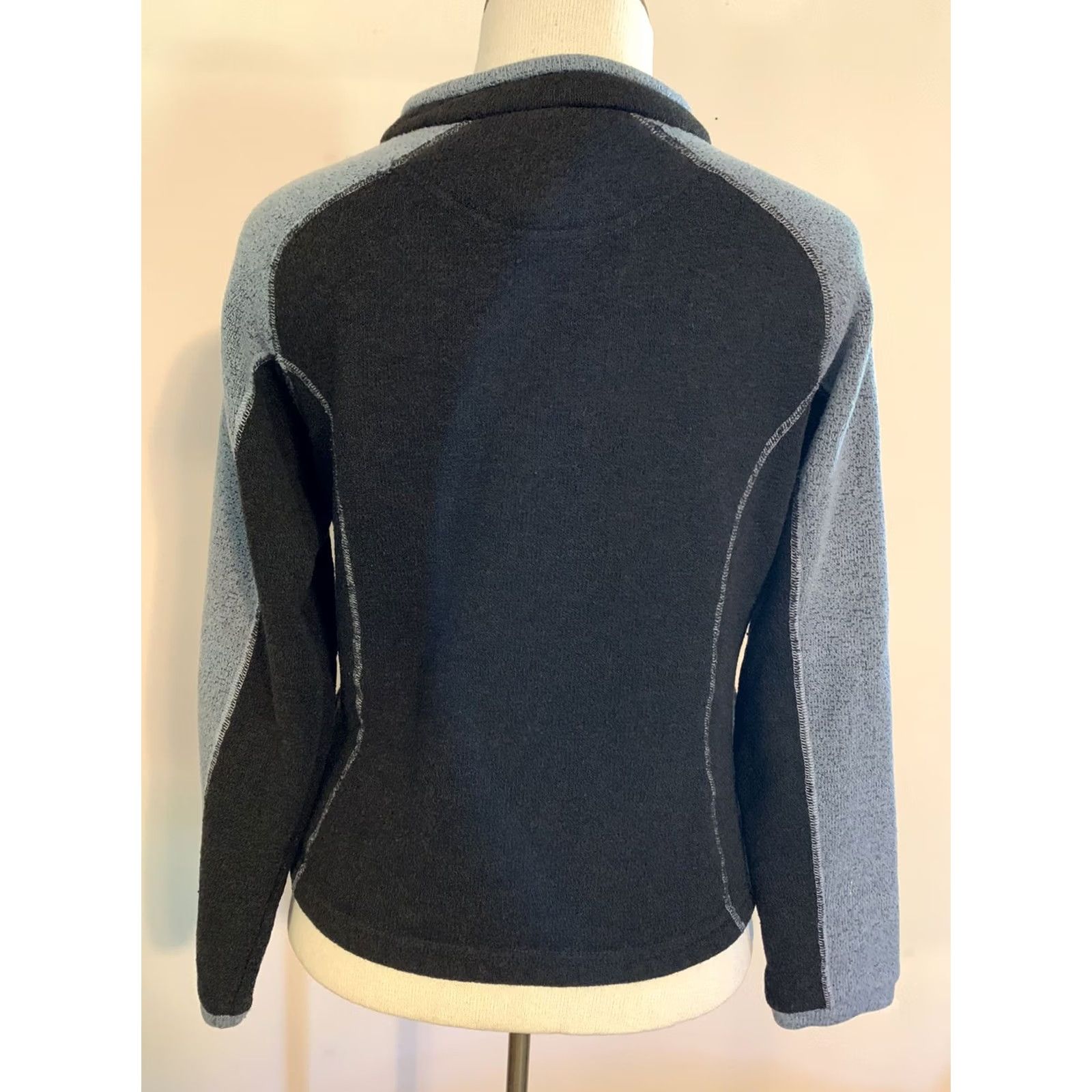 Vintage Kuhl Fleece Womens Small Brown Full Zip Alpaca Thumb Holes Pockets Size S / US 4 / IT 40 - 2 Thumbnail