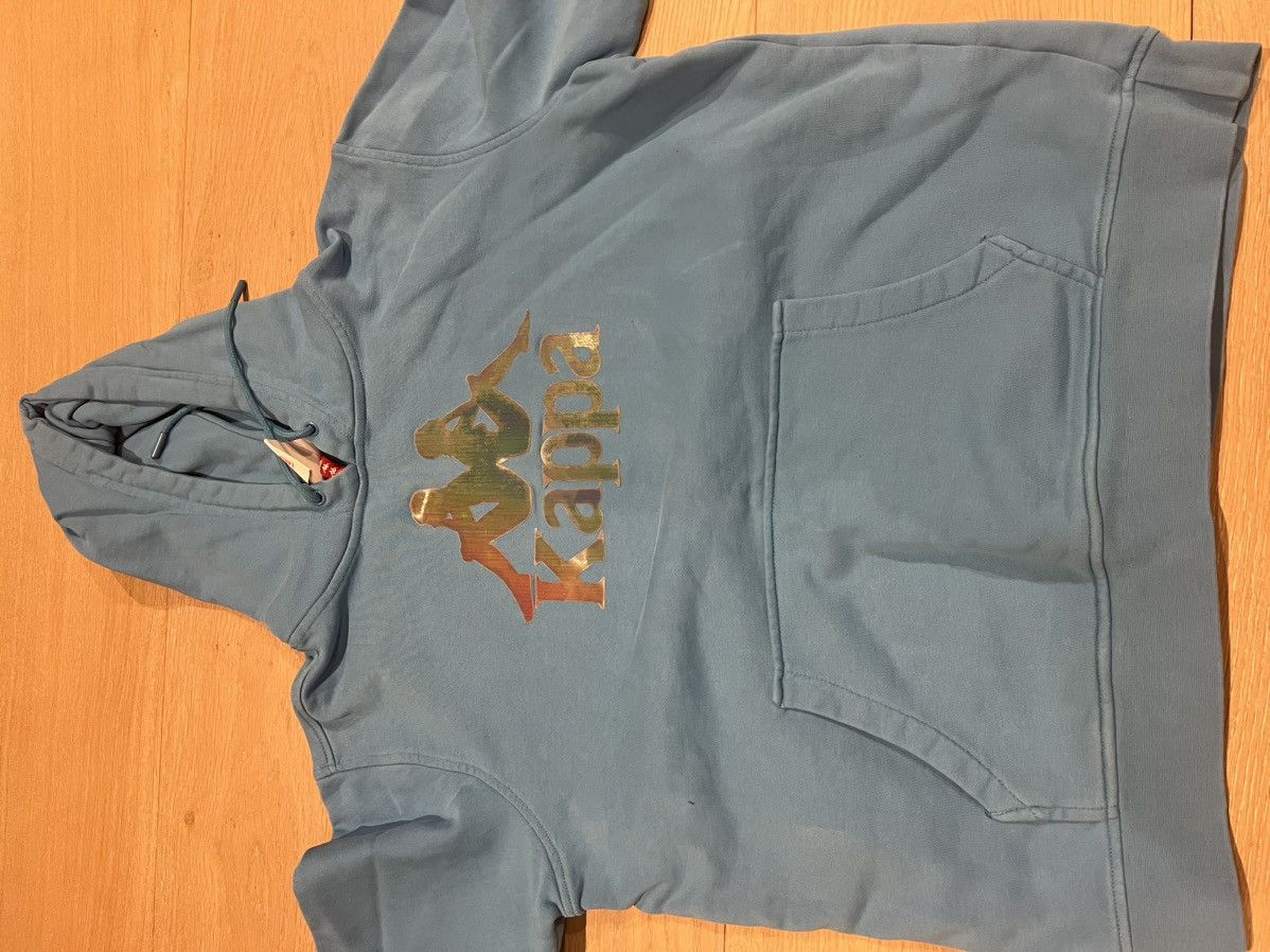 Kappa Baby blue kappa holographic logo HOODIE Size US L / EU 52-54 / 3 - 1 Thumbnail