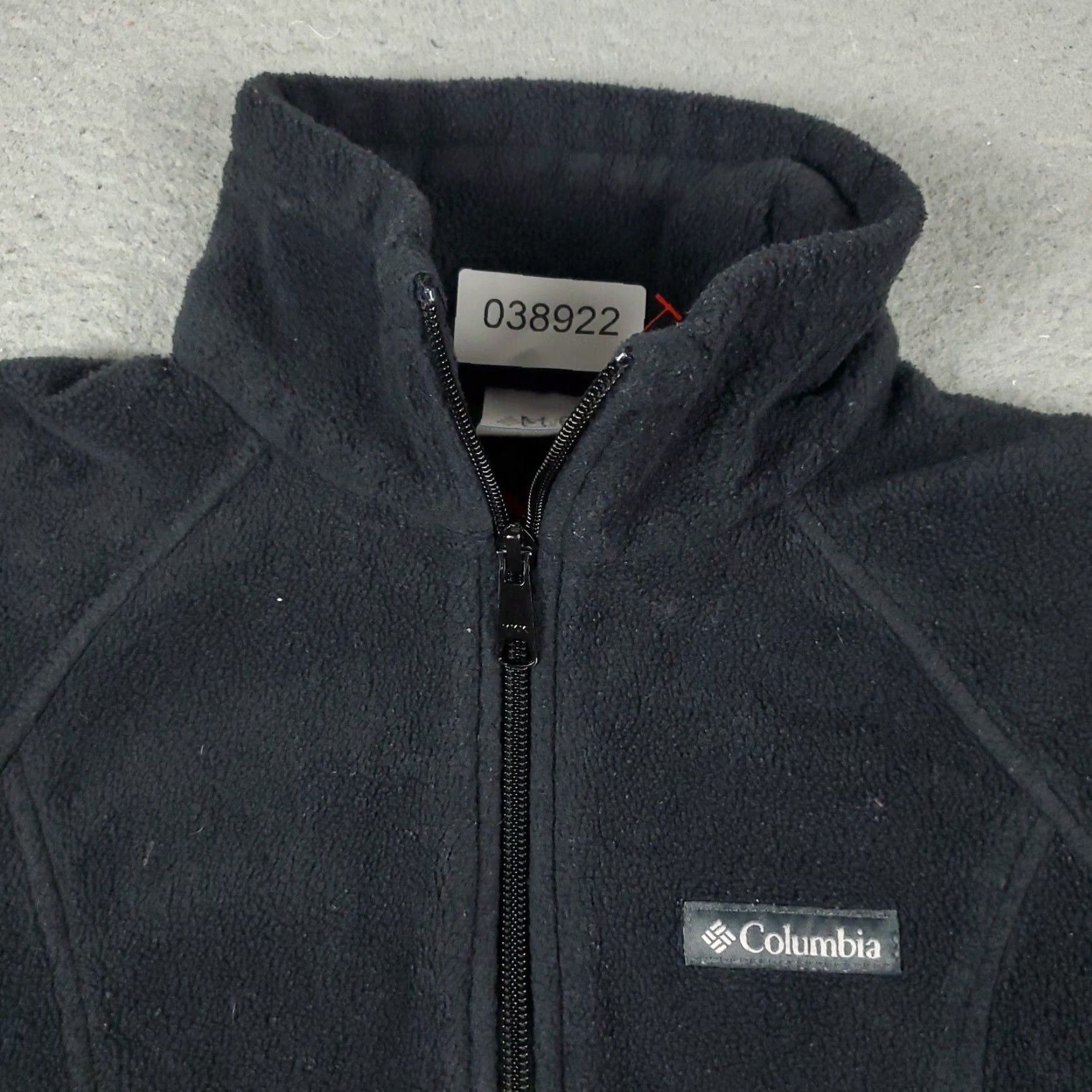 Vintage Columbia Jacket Womens Small Black Fleece Full Zip Up Sweater Sweatshirt Size S / US 4 / IT 40 - 2 Thumbnail