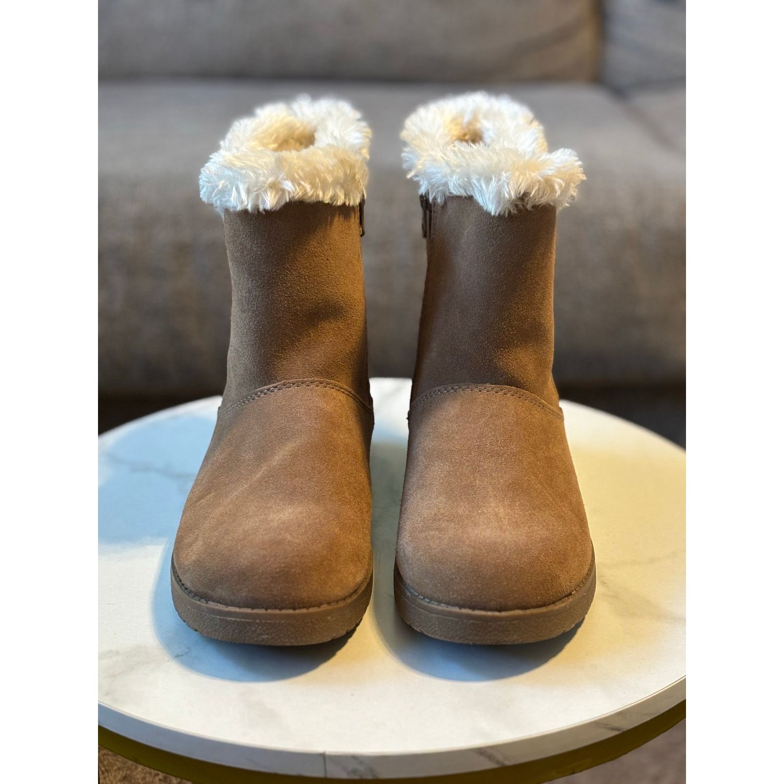 The Unbranded Brand Chestnut Suede Boots Size 6 Size US 6 / IT 36 - 5 Thumbnail