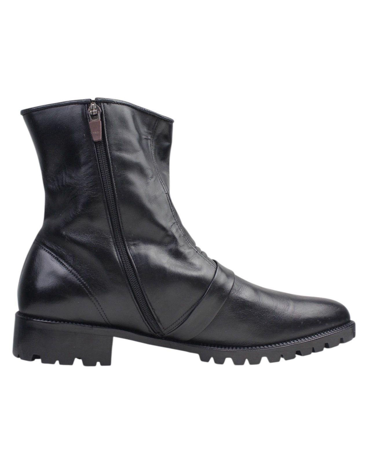 Vintage 2000S HYANG WOO SIDE ZIP MOTORCYCLE BOOTS Size US 9 / EU 42 - 3 Thumbnail