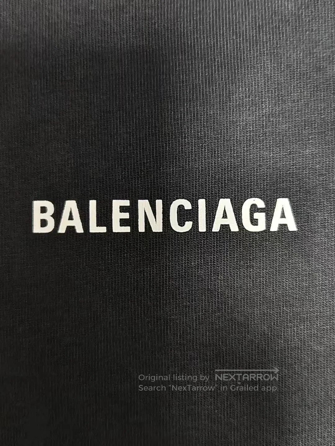 Balenciaga Balenciaga logo washed short sleeves in front and back. Size US M / EU 48-50 / 2 - 3 Thumbnail