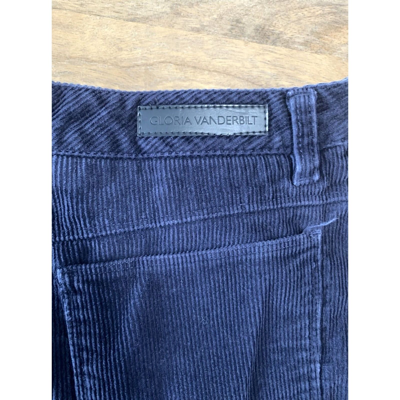 Gloria Vanderbilt Gloria Vanderbilt Jeans Women 10 29x30 Corduroy Purple High Rise Y2K Retro Straight Pants 5-Pocket Denim Cotton Blend Spandex Womens Size 32" / US 10 / IT 46 - 5 Thumbnail